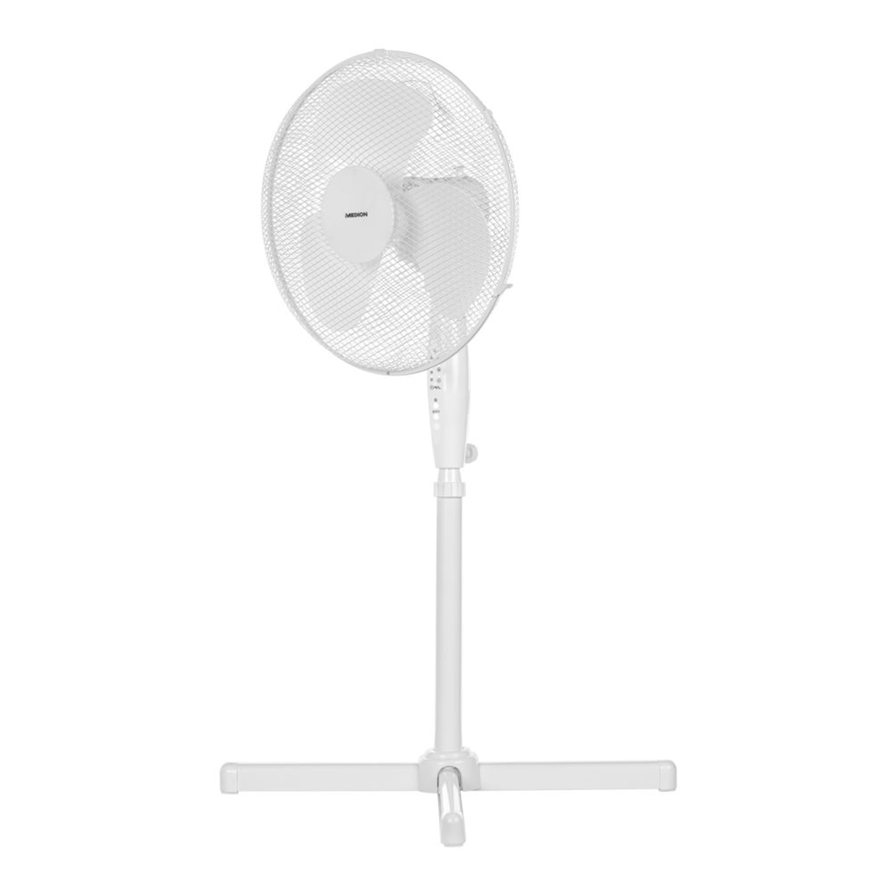 MEDION® Standventilator mit Fernbedienung MD 18795, 3 Geschwindigkeitsstufen, verstellbarer Höhe, Schwenkfunktion, Timer-Funktion (B-Ware)