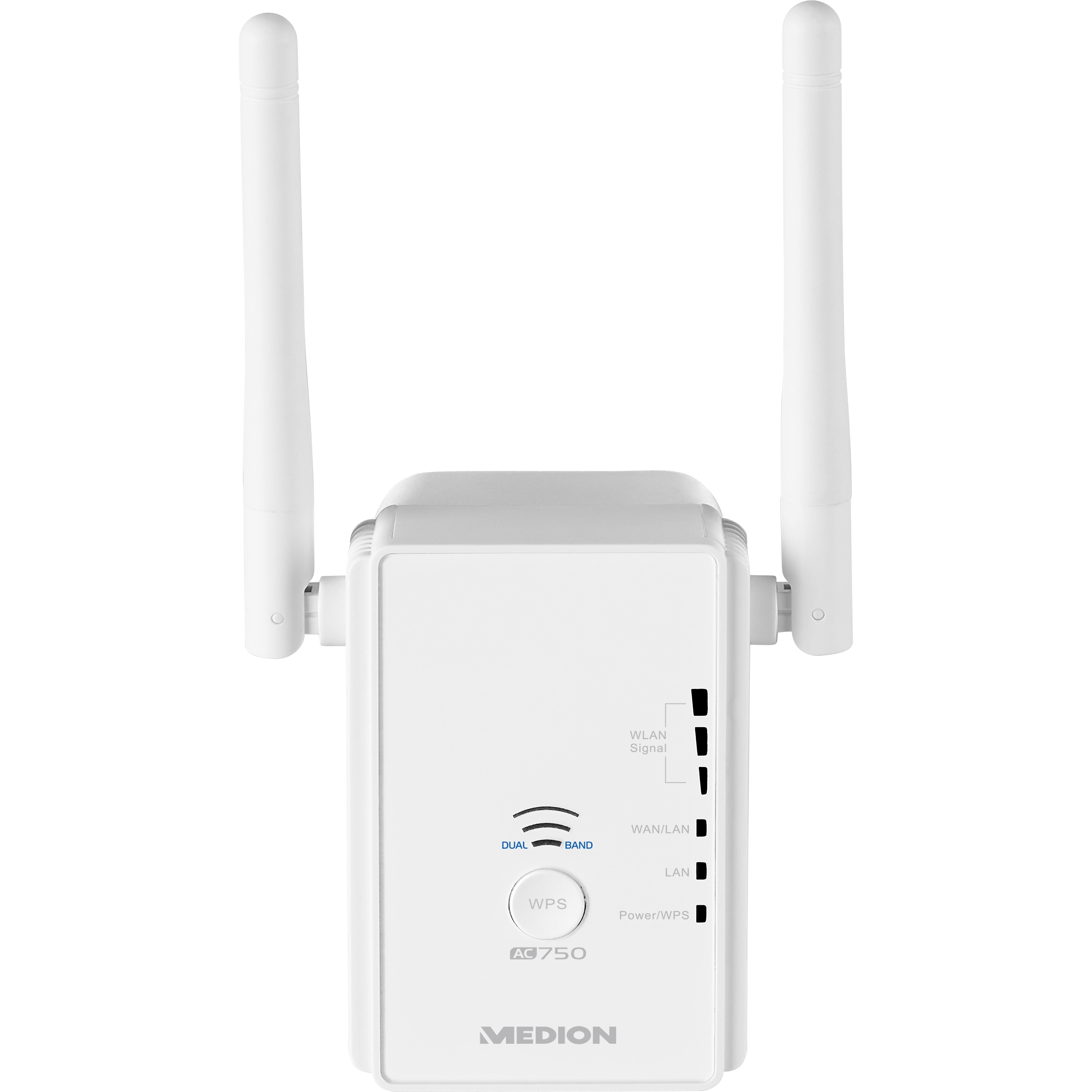 MEDION P85059 Dualband WLAN Verstärker 2,4GHz 5GHz WPA2