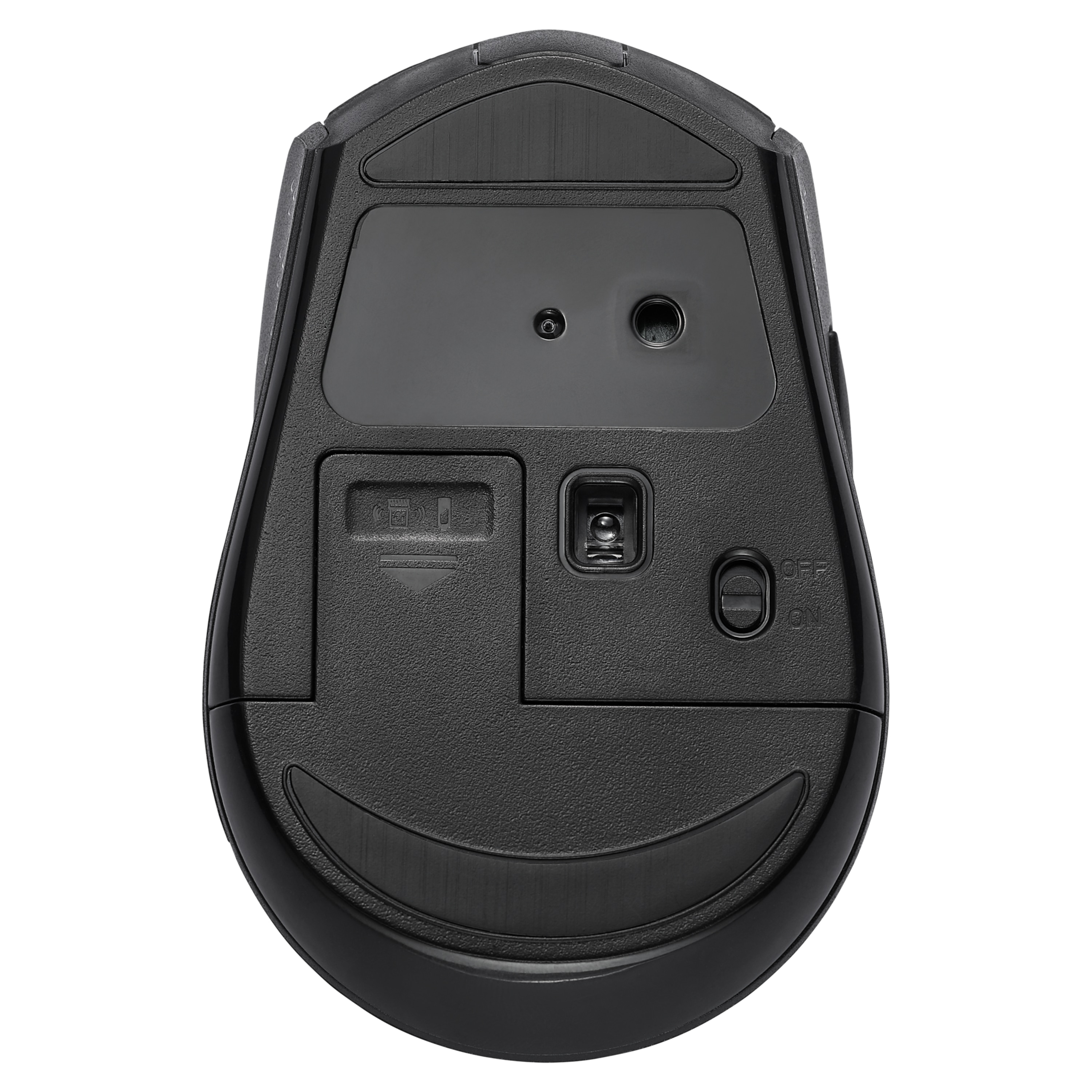 MEDION® LIFE® P81010 Kabellose Maus, wahlweise Betrieb per Bluetooth® oder 2,4 GHz, optischer Maussensor, 6 Tasten und Scrollrad, DPI-Schalter, ergonomisch