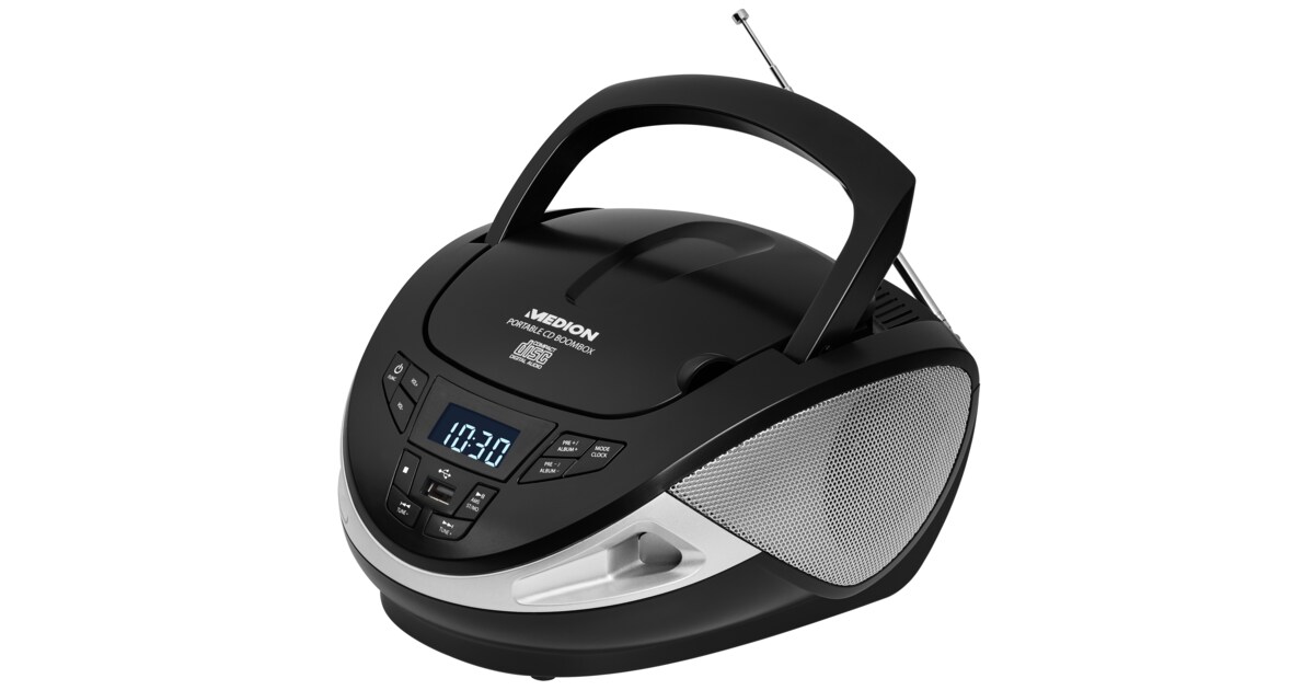 MEDION® LIFE® E65130 StereoSoundSystem, CDPlayer, PLLUKW Tuner, USB