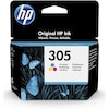 HP 305 Original Druckerpatrone Farbe, Cyan/Magenta/Gelb, gestochen scharfe Texte, Bilder und Grafiken in brillanten Farben, zum Drucken von hochwertigen Fotos und Dokumenten, zuverlässige Druckqualität