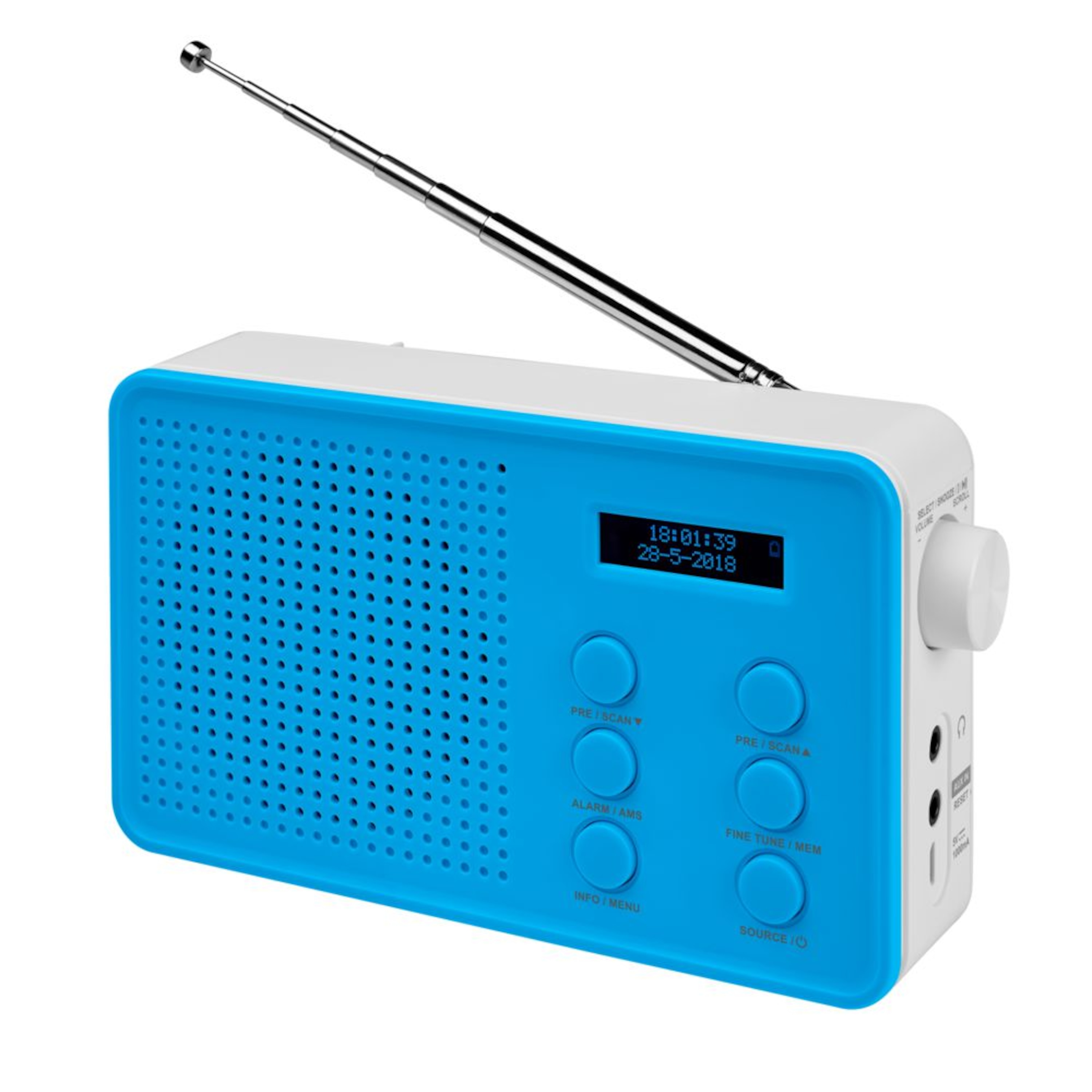 MEDION® LIFE® E66420 Tragbares DAB+/UKW-Radio, Bluetooth® 4.2, 60 Senderspeicher, 15 W (1,5 W RMS), LC-Display mit Hintergrundbeleuchtung, Freisprechfunktion  (B-Ware)