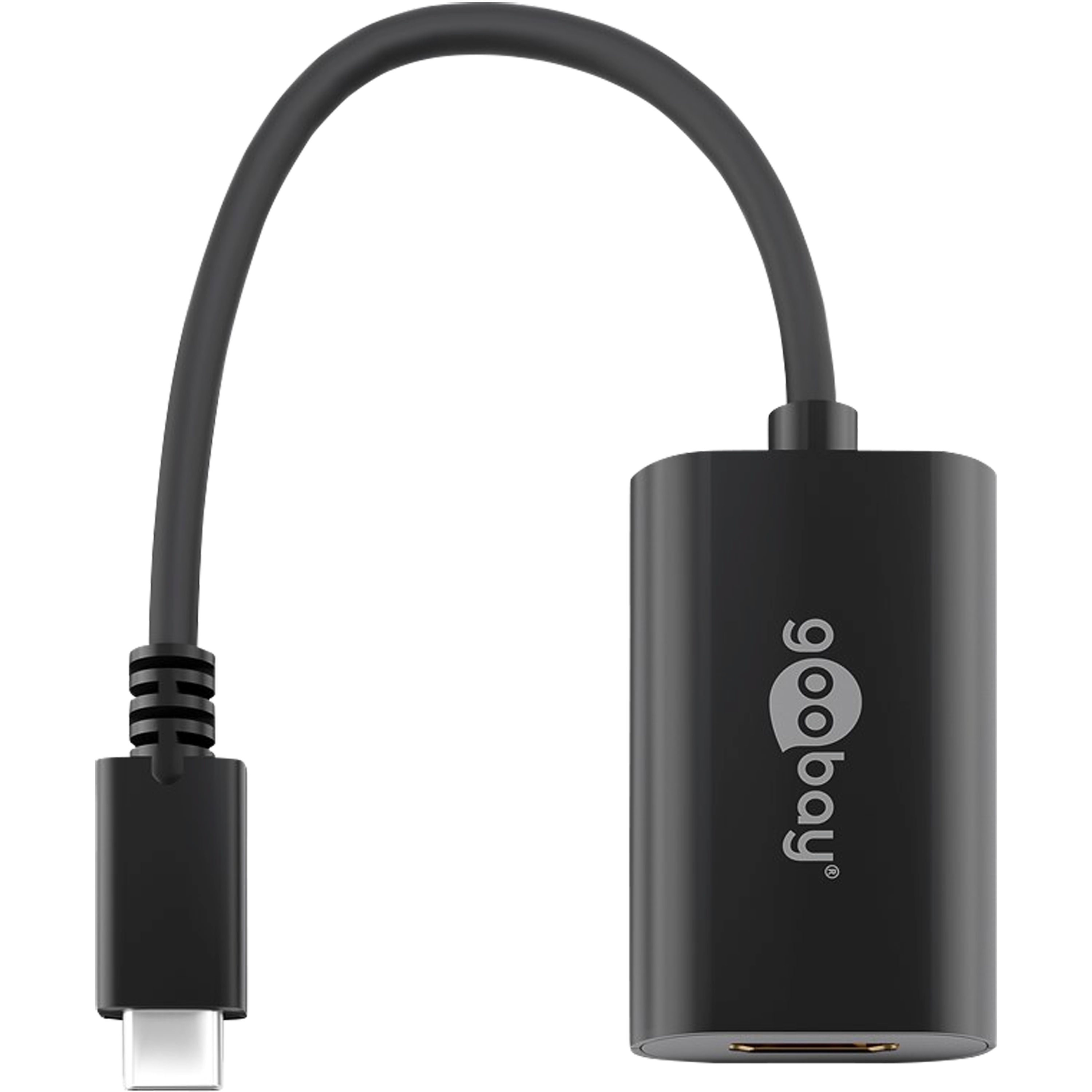 GOOBAY USB-C™-Adapter, HDMI 4k60Hz, spiegelt Signale von USB-C™ auf HDMI™-Geräte, geeignet für Computer und Smart Devices mit USB-C™ Ports, sehr einfache Bedienbarkeit