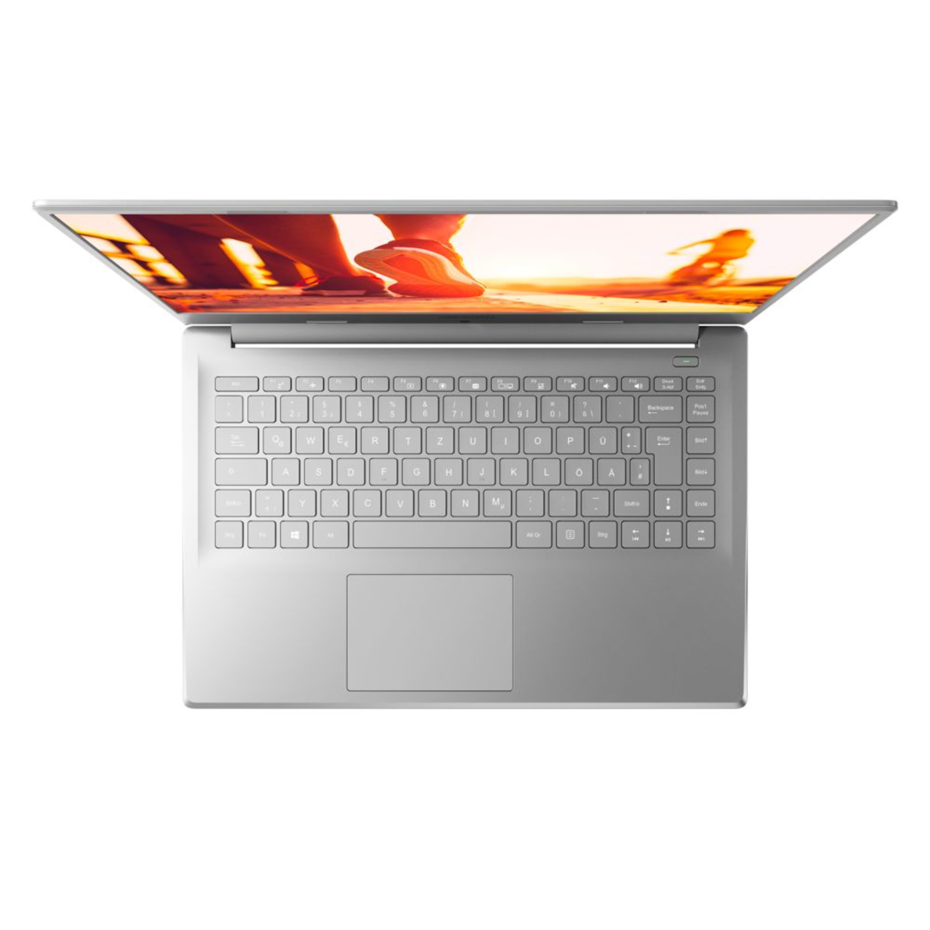 ECOM_MEDION_P6645_Front_Top_Down_open_ohne_FP