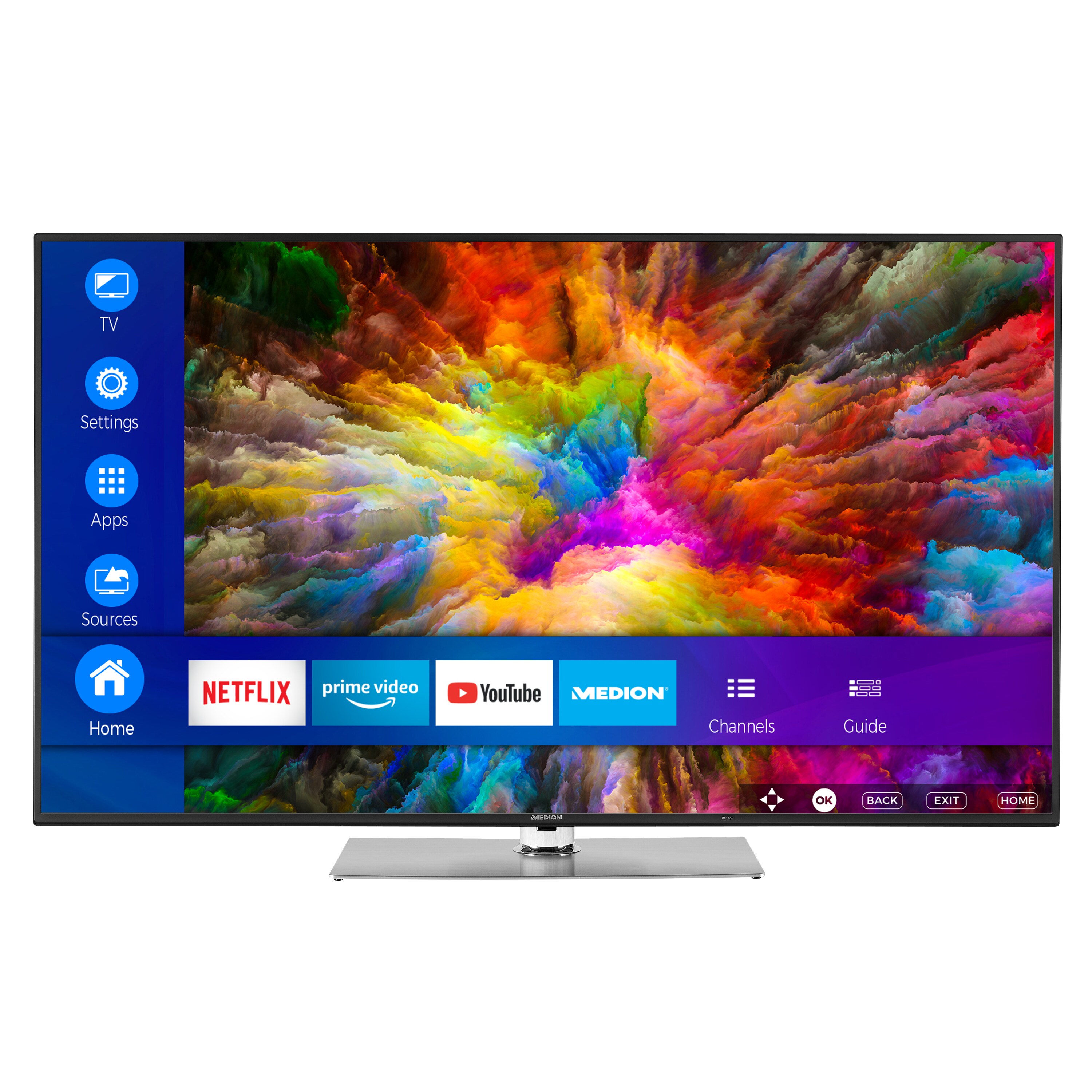 MEDION® LIFE® X16565 SmartTV, 163,9 cm (65'') Ultra HD Display, HDR