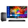 MEDION® LIFE® X16512 Smart-TV, 163,9 cm (65'') Ultra HD Fernseher, inkl. LIFE® S61388 Dolby Atmos Soundbar mit Subwoofer - ARTIKELSET