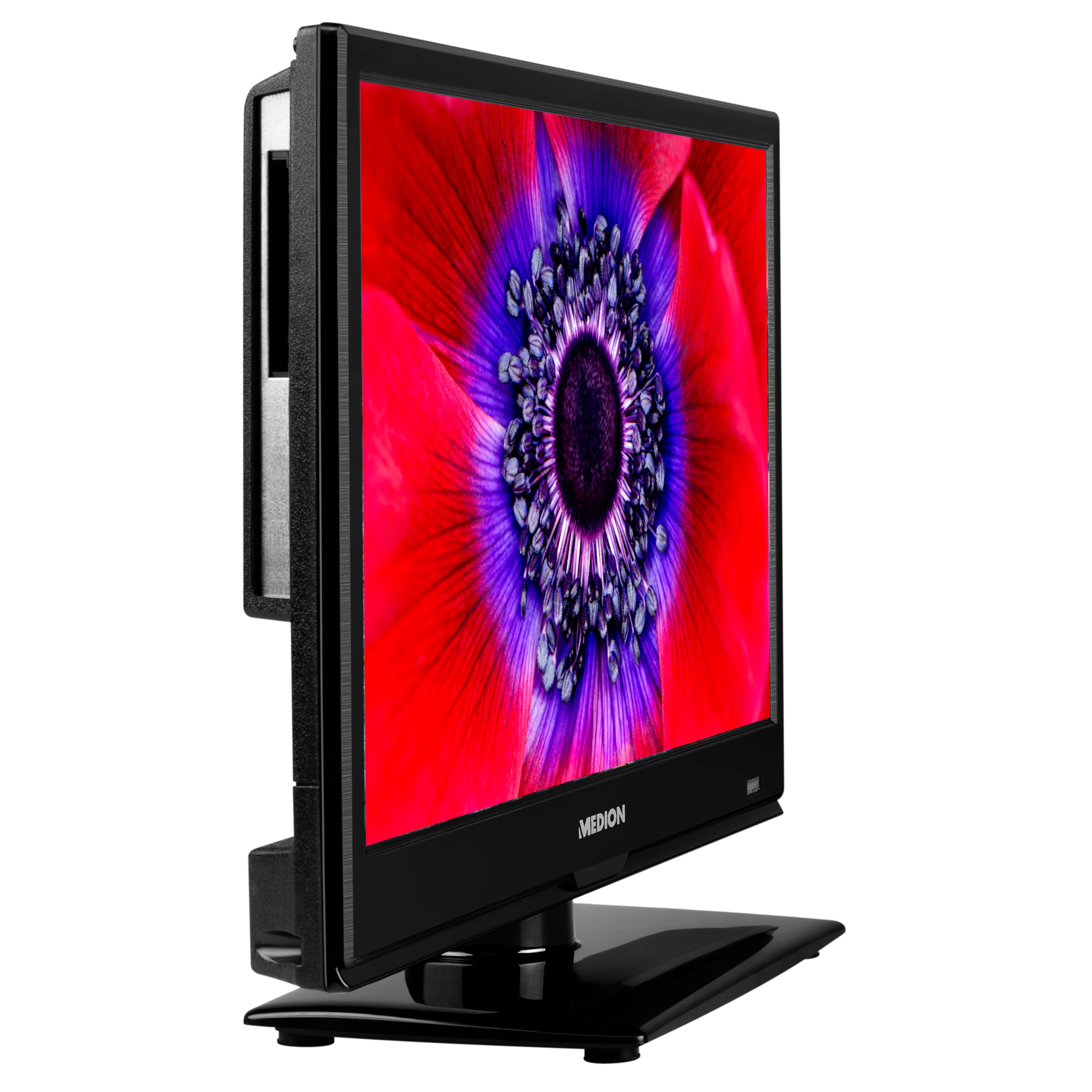 MEDION® LIFE® E11960 Fernseher, 47 cm (18,5'') LCD-TV, HD Triple Tuner, integrierter Mediaplayer, Car-Adapter, CI+