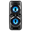 MEDION® LIFE® P67013 Partylautsprecher mit Bluetooth 2.1, farbige LED-Lichter, kraftvolle Bässe, 2 x USB, AUX Anschluss, 2 x 22 Watt RMS, integr. Akku