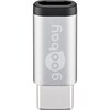 GOOBAY Adapter USB-C™ auf USB 2.0 Micro-B, sehr einfache Bedienbarkeit, geeignet für z. B. MacBook mit USB-C™ Port