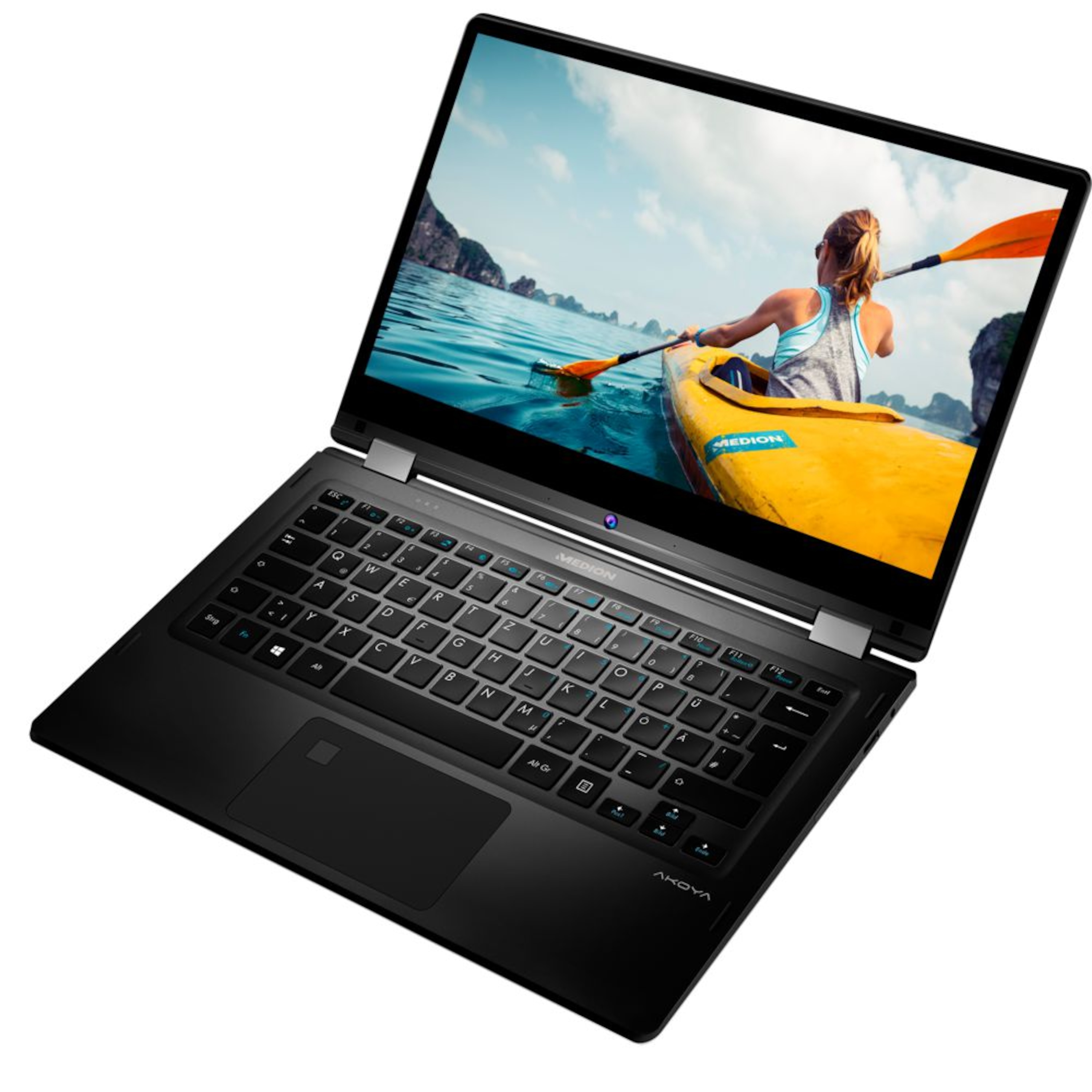 MEDION® AKOYA® E3216, Intel® Pentium® N4200, Windows 10 Home, 33,8 cm (13,3'') FHD Touch-Display, 64 GB Flash, 4 GB RAM, Convertible  (B-Ware)