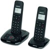 MEDION® LIFE® E63192 DECT Telefon mit 2 Mobilteilen ECO Funktion, integrierter digitaler Anrufbeantworter, 20 Telefonbucheinträge, GAP, Freisprechfunktion
