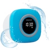 MEDION® LIFE P66096 Doucheradio (Blauw) | LED-display | FM | IPX6 bescherming | Bluetooth 5.0 | 30 W uitgangsvermogen  (Refurbished)
