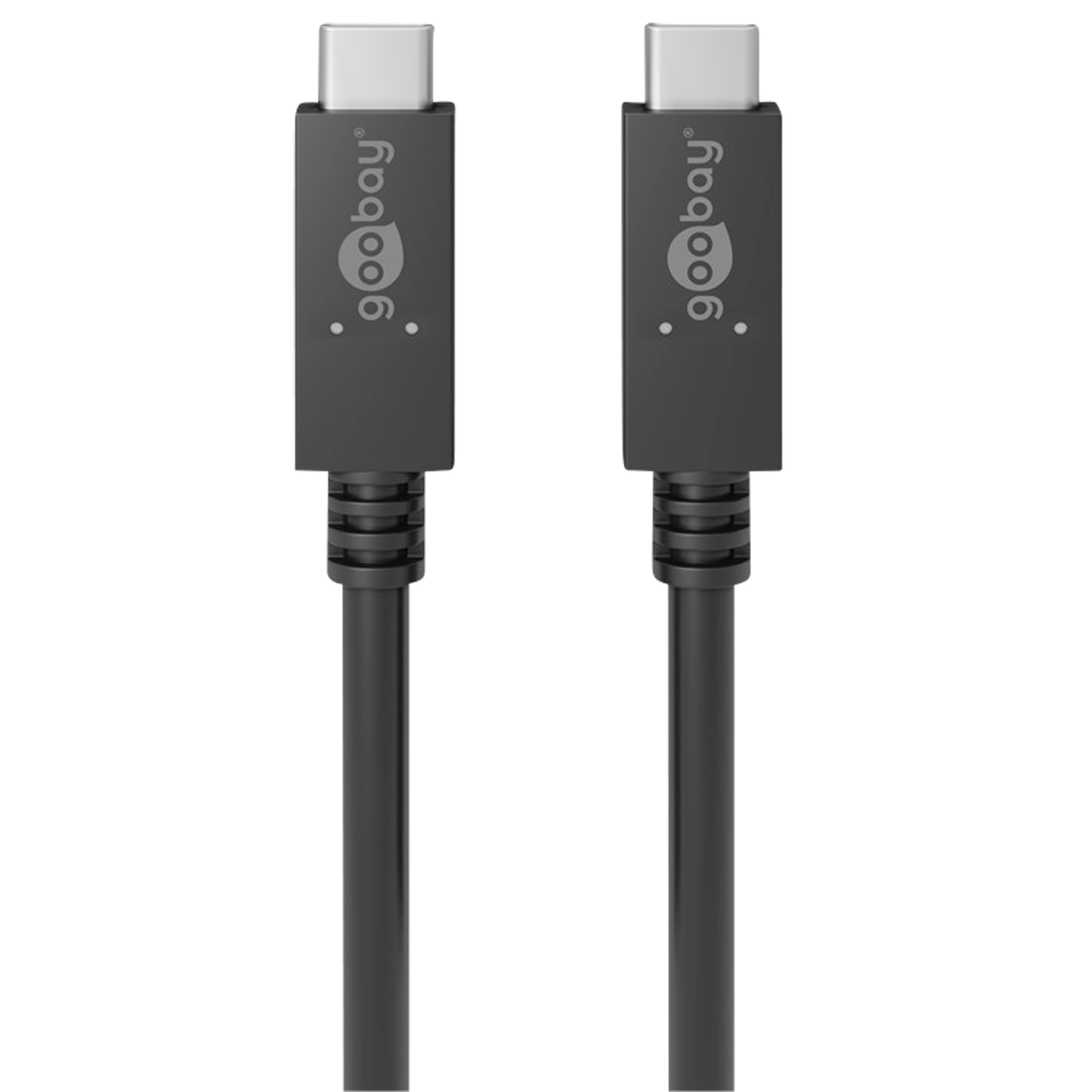 GOOBAY USB-C™PD Lade- und Synchronisationskabel 100W, für Geräte mit USB-C™ Anschluss, zum Synchronisieren und Laden, Superspeed+ Datenübertragungsrate bis zu 20 Gbit/s