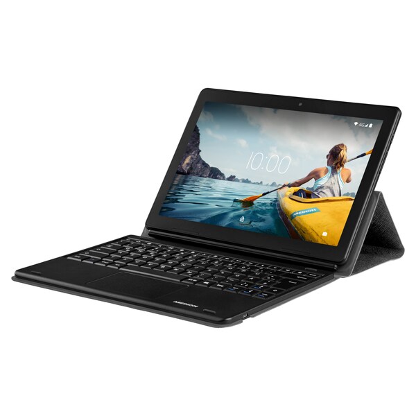 MEDION® LIFETAB® P10712 Tablet, 25,5 cm (10“) FHD Display, Android™ 10, 64 GB Speicher, 3 GB RAM, Octa-Core-Prozessor, Quick Charge, LTE, inkl. Keyboard