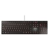 CHERRY KC 6000 Slim Design-Keyboard, 6 praktische Zusatztasten, hochwertige Scherenmechanik für perfekten Tastenanschlag, besonders kompaktes und flaches Gehäuse
