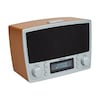 MEDION® LIFE® DAB+/UKW Uhrenradio E66462 im Retro-Design, 2 x 20 Watt max. Musikausgangsleistung (2 x 2 Watt RMS), USB-Ladeanschluss, Radio Data System  (B-Ware)