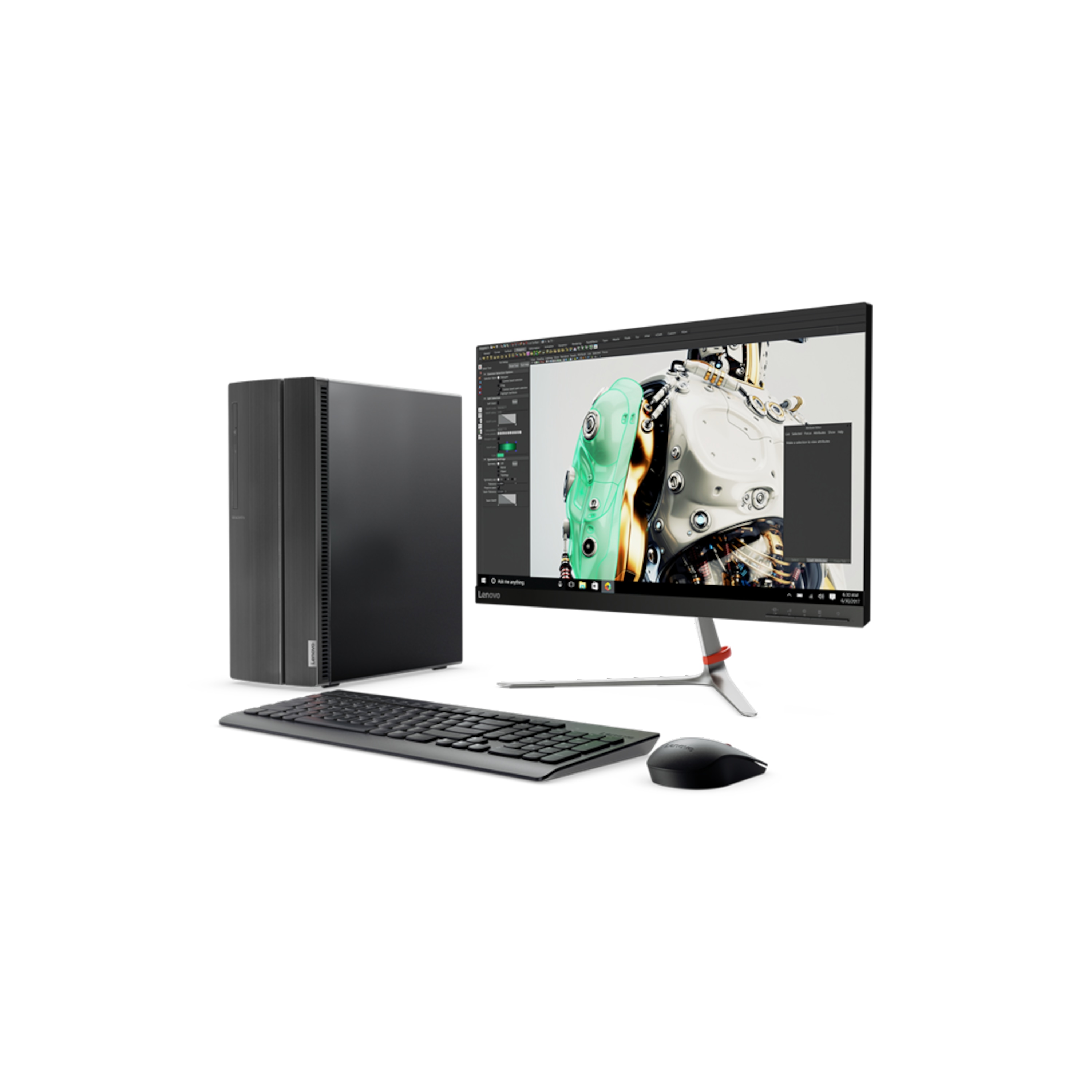 Lenovo Ideacentre Ryzen5-3400G 16GB 1TB Lenovo V55t-15API Desktop