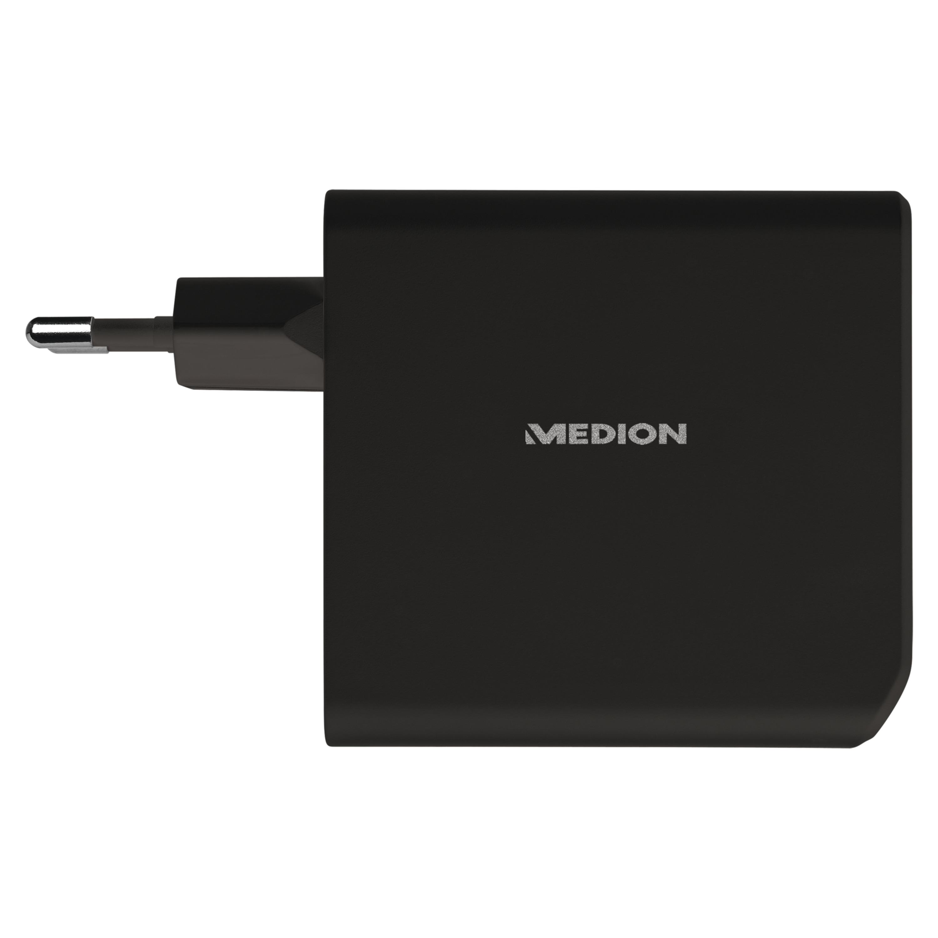 MEDION® S87012 USB-Ladestation,  5 V/ 4,8 A aufgeteilt auf 4 USB Anschlüsse, blaue LED, kompakt Bauform, nur noch eine Ladestation für alle