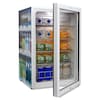MEDION® Getränkekühlschrank MD 37483, 115 L Fassungsvermögen, 120 Dosen à 0,5 L, LED Innenbeleuchtung, Temperaturbereich 0-10 °C  (B-Ware)