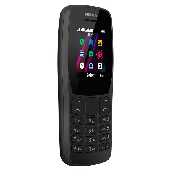 NOKIA 110 Dual SIM (2019), schwarz