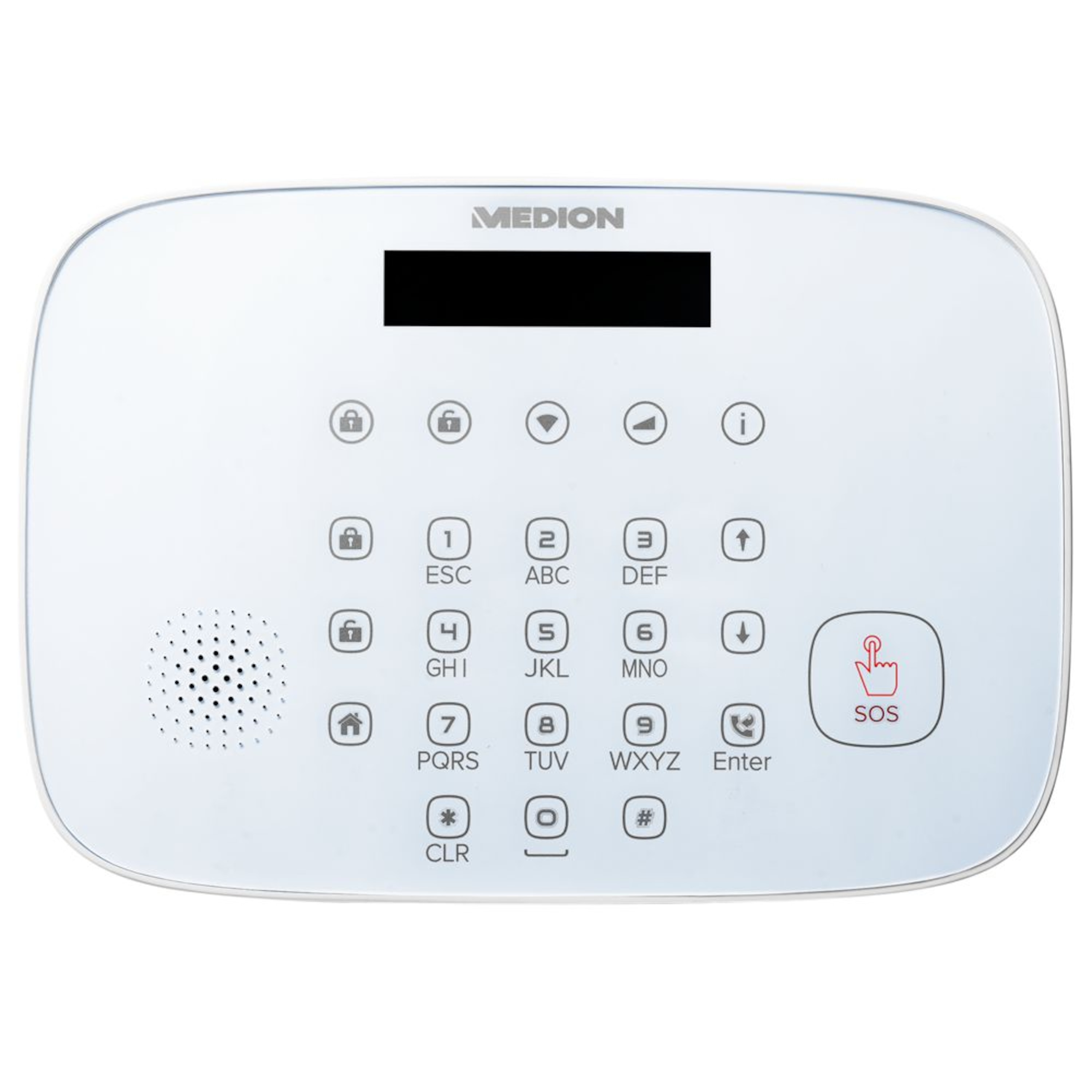 ECOM_MEDION_CD_MD90770_P85770_Alarmsystem_Zentrale_Front