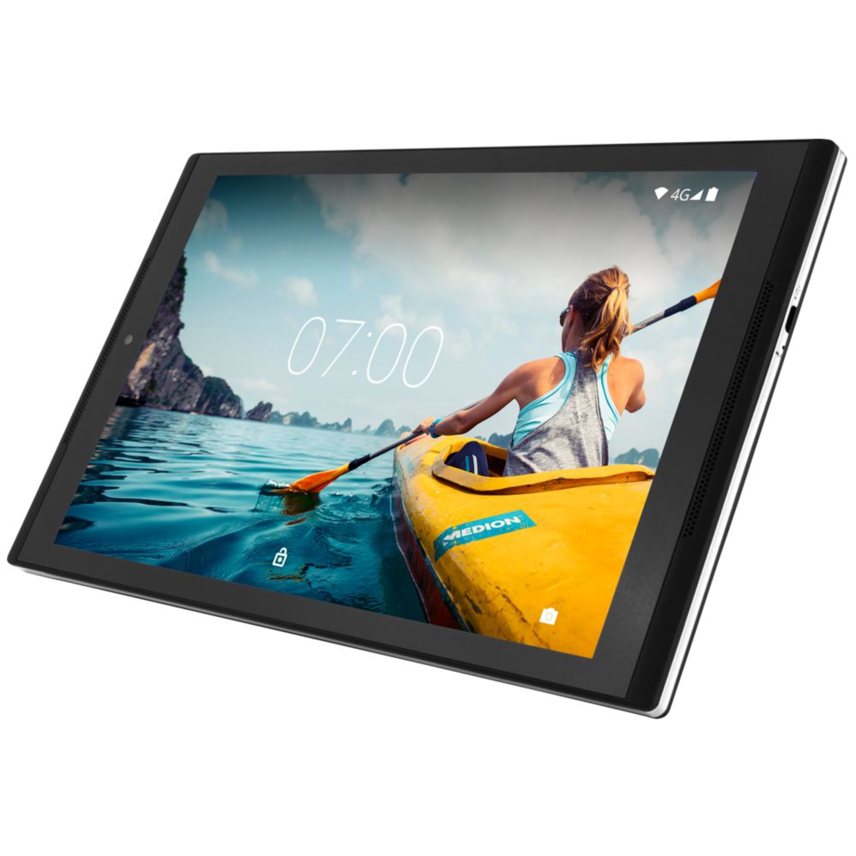 MEDION® LIFETAB® X10313 Tablet, 25,7 cm (10,1") FHD-Display, Android™ 7 Nougat, LTE, WLAN ac, 64 GB Speicher, Octa-Core-Prozessor inkl. Bluetooth Lautsprecher