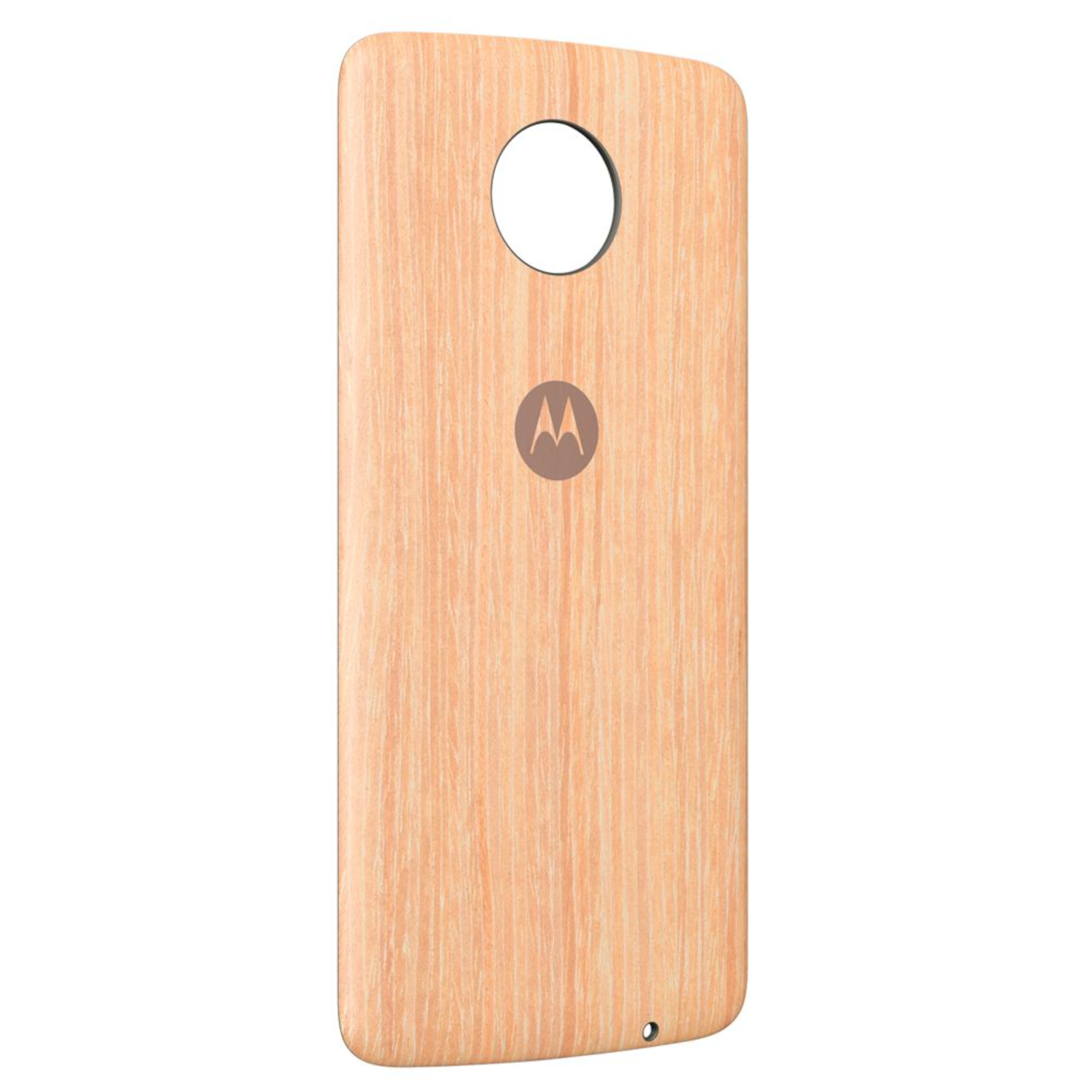 MOTOROLA moto Style Washed Oak Wood Back-Cover, Premium-Materialien, individuell anpasspar, geeignet für alle Smartphones der moto z Familie