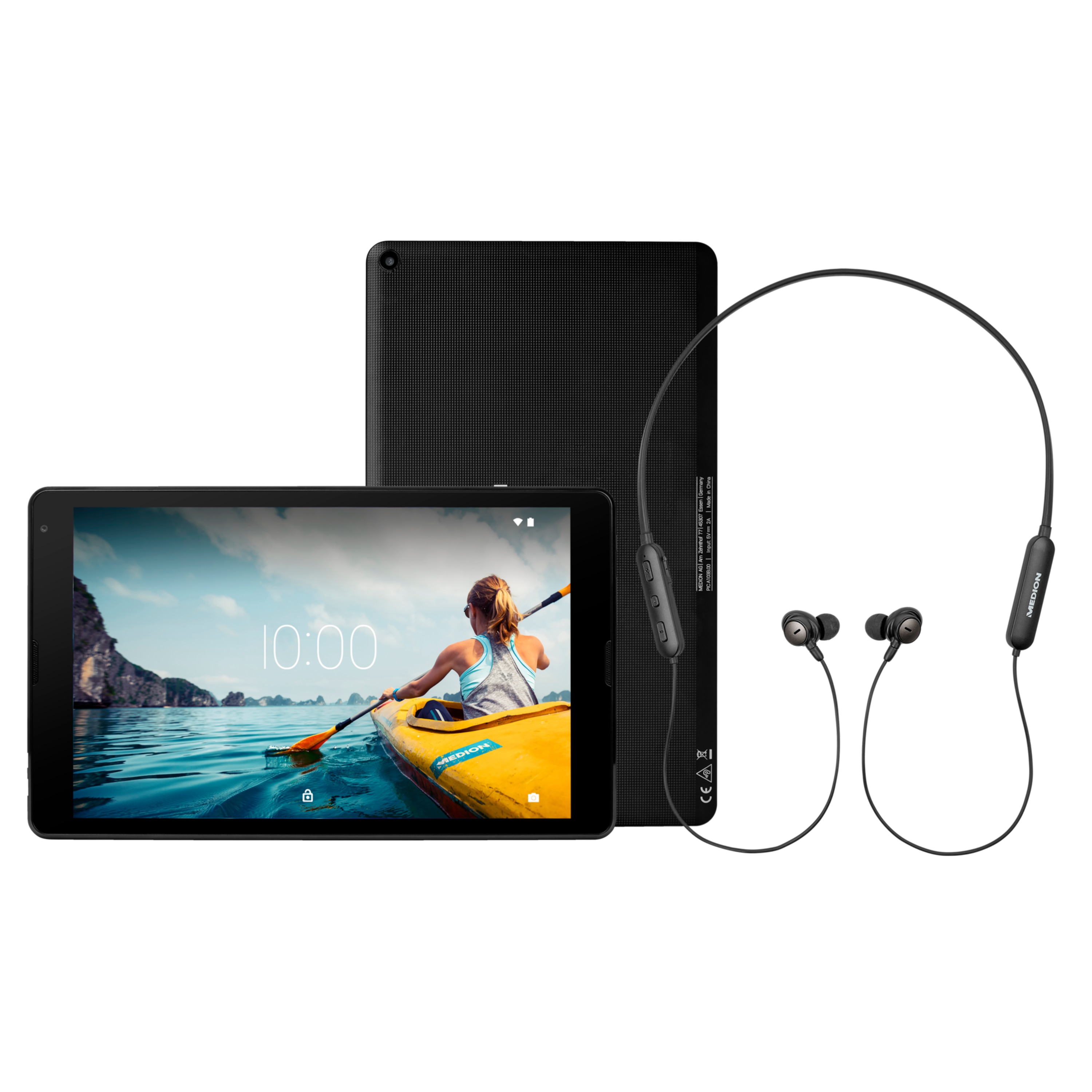 MEDION® LIFETAB® E10530 Tablet, 25,7 cm (10,1“) Full HD Display + ANC Kopfhörer S62025 - ARTIKELSET