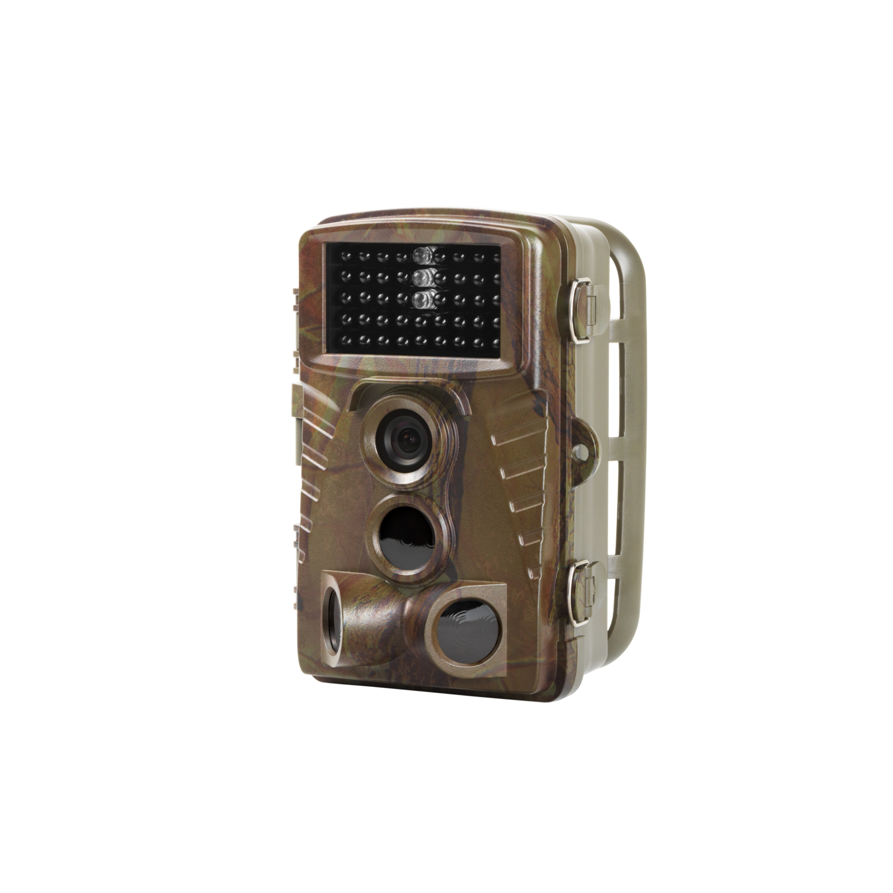 MEDION® Wildkamera S47119, 6,1 cm (2,4'') TFT-Display, 5 Megapixel, spritzwassergeschützt, Bewegungsmelder, getarntes Gehäuse