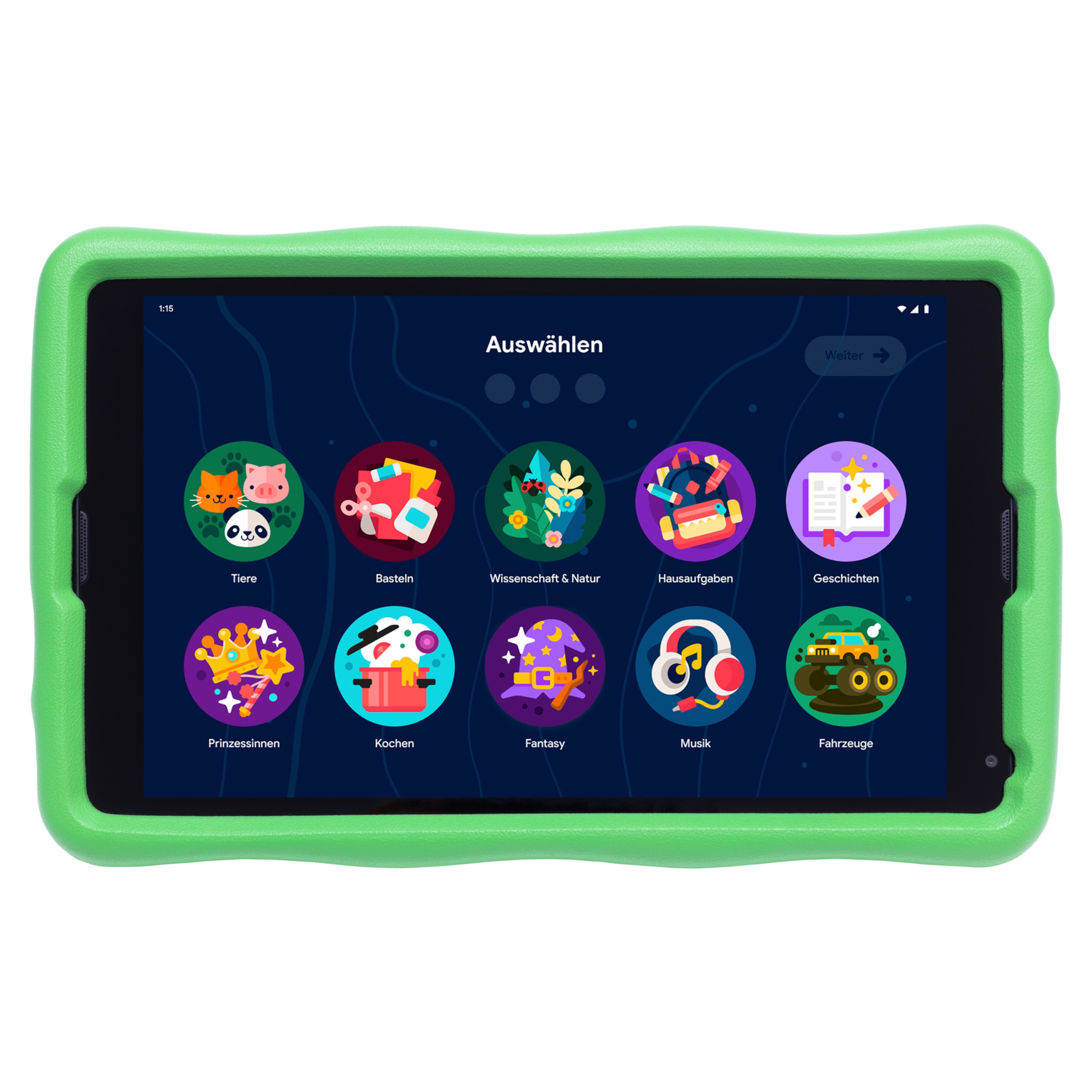 MEDION® LIFETAB® E10440 Kids Tablet, 25,7 cm (10,1") HD Display, Betriebssystem Android™ 10, 32 GB Speicher, 3 GB RAM, Quad-Core Prozessor, Google Kids Space, inkl. Schutzhülle  (B-Ware)