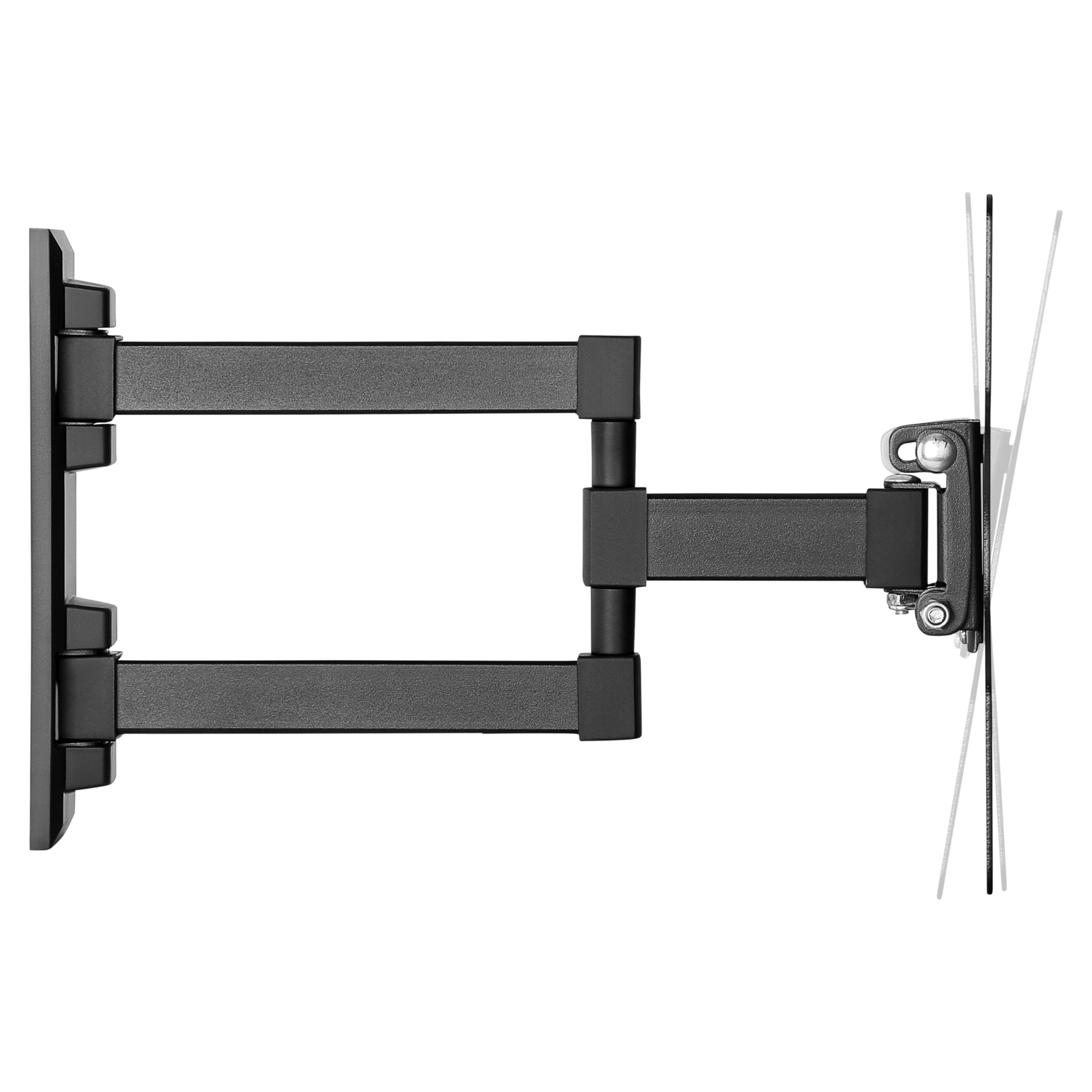 GOOBAY Basic FULLMOTION (D20) Wandhalterung, für Fernseher von 58-107 cm (23''-42''), vollbewegliches Doppelarmgelenk (schwenkbar und neigbar), max. Traglast 20 kg