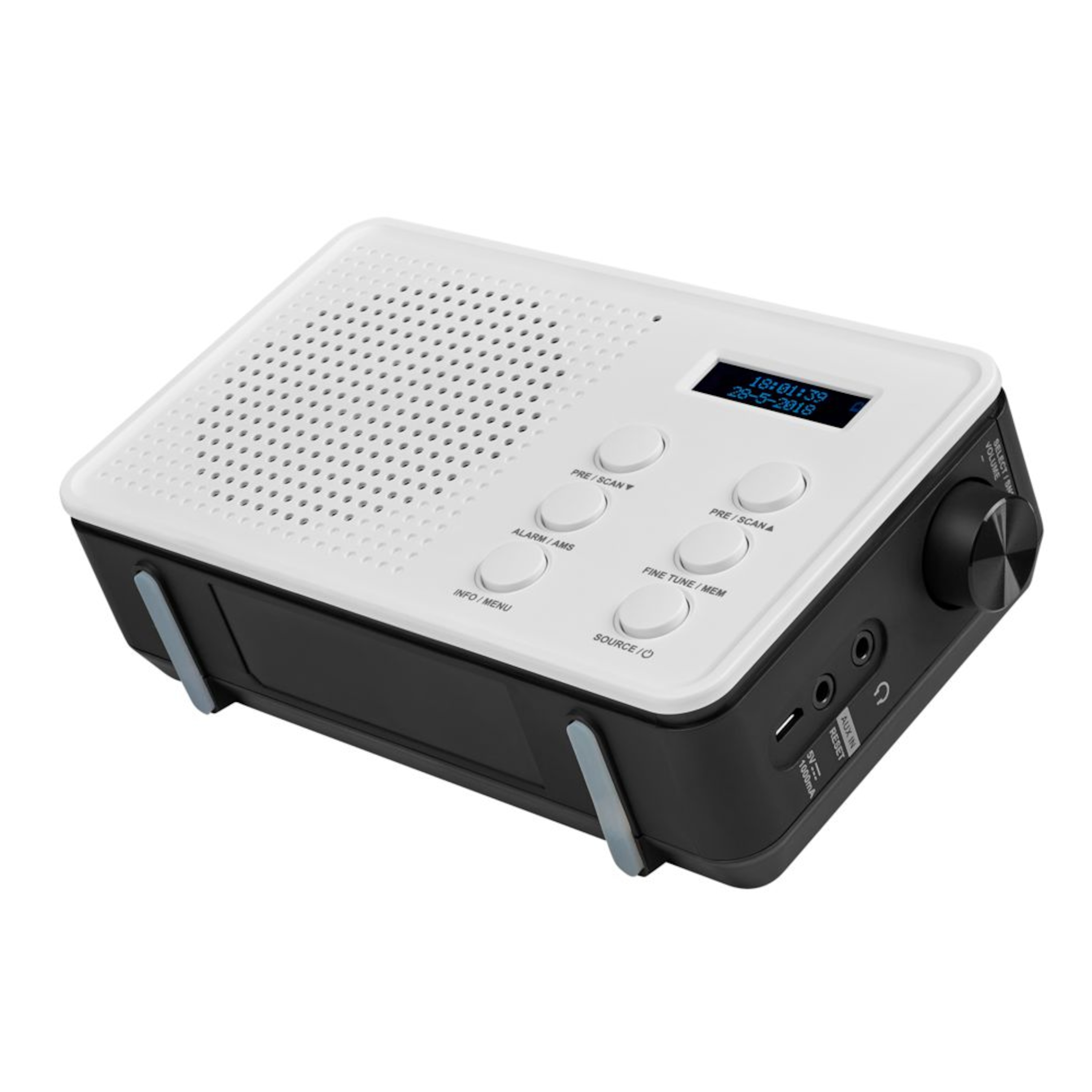 MEDION® LIFE® E66420 Tragbares DAB+/UKW-Radio, Bluetooth® 4.2, 60 Senderspeicher, 15 W (1,5 W RMS), LC-Display mit Hintergrundbeleuchtung, Freisprechfunktion  (B-Ware)