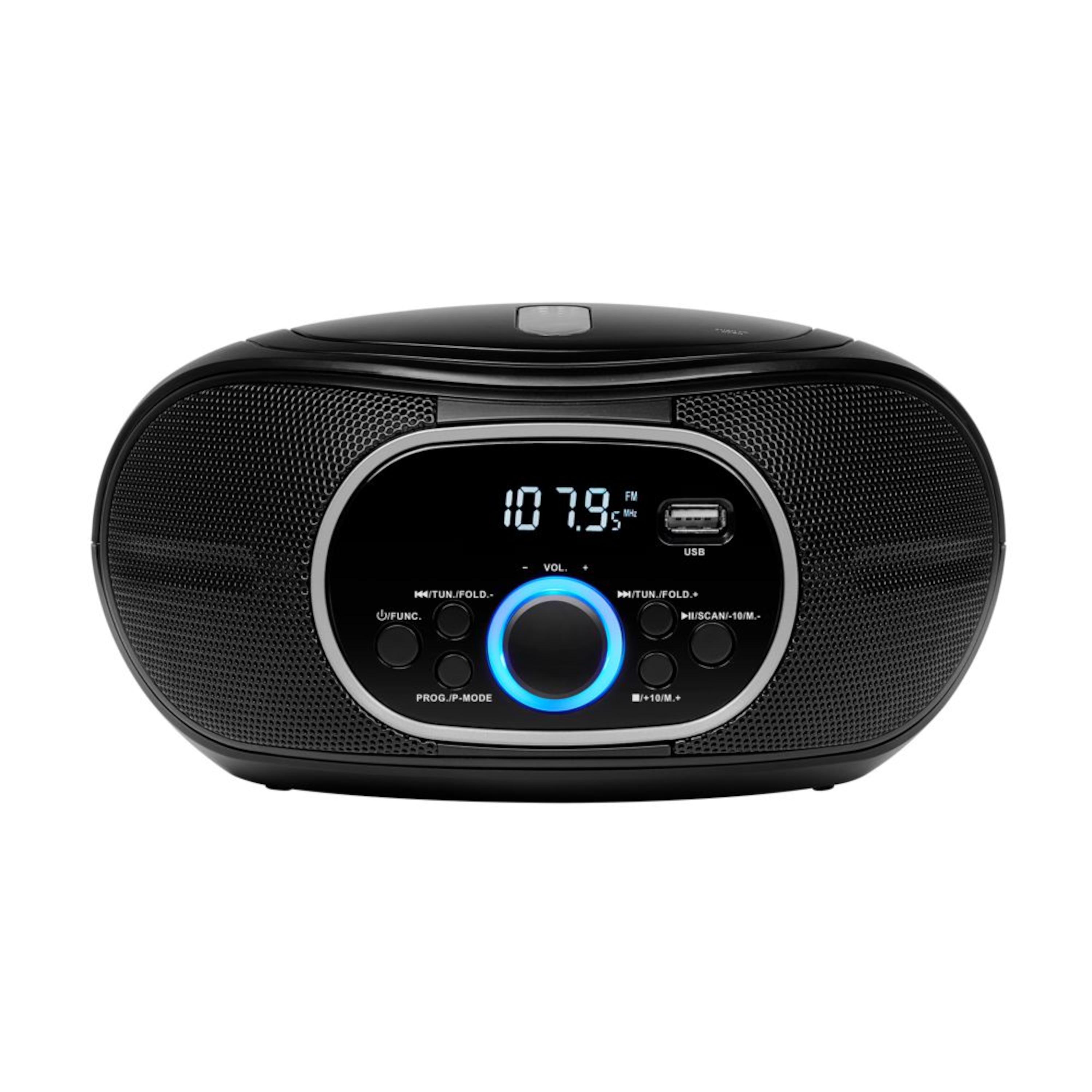 LIFE® E65711 Boombox met CD/MP3-speler | PLL-FM stereo | AUX | USB-aansluiting | 2 x 12 W