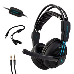 MEDION® ERAZER® Mage P10, Gaming Headset mit überragender Klang- und Lautsprecherqualität, leistungsstarker Bass, Mikrofon, Lautstärkeregelung über Kabelfernbedienung