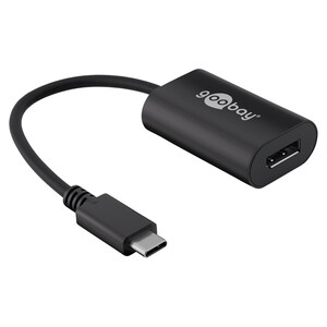 GOOBAY Adaptateur USB-C | connecteur USB-C sur prise DisplayPort | très facile d&rsquo;utilisation | adapté pour Les MacBooks avec port USB-C