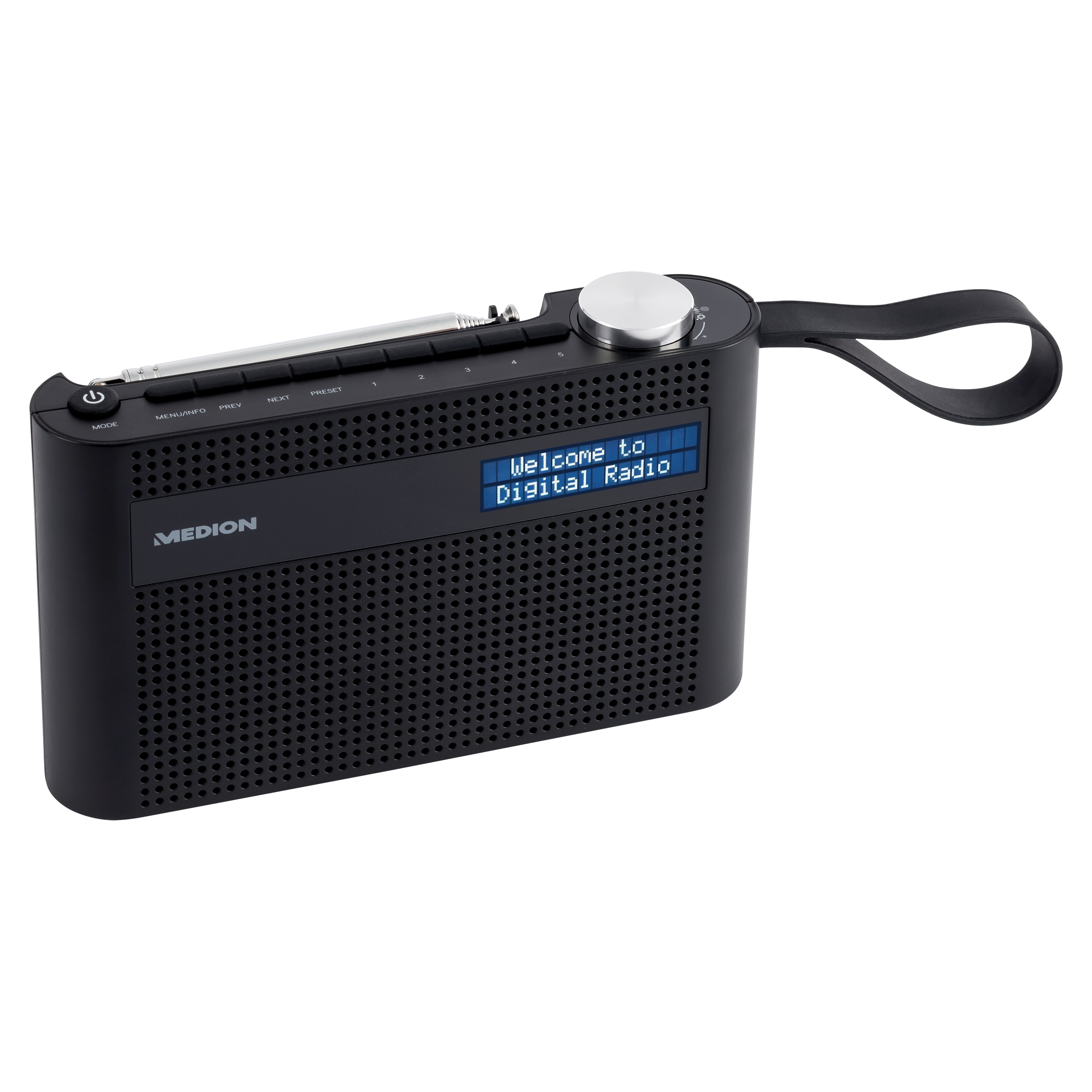 MEDION® LIFE® P66007 Tragbares DAB+ Radio, dimmbares Dot