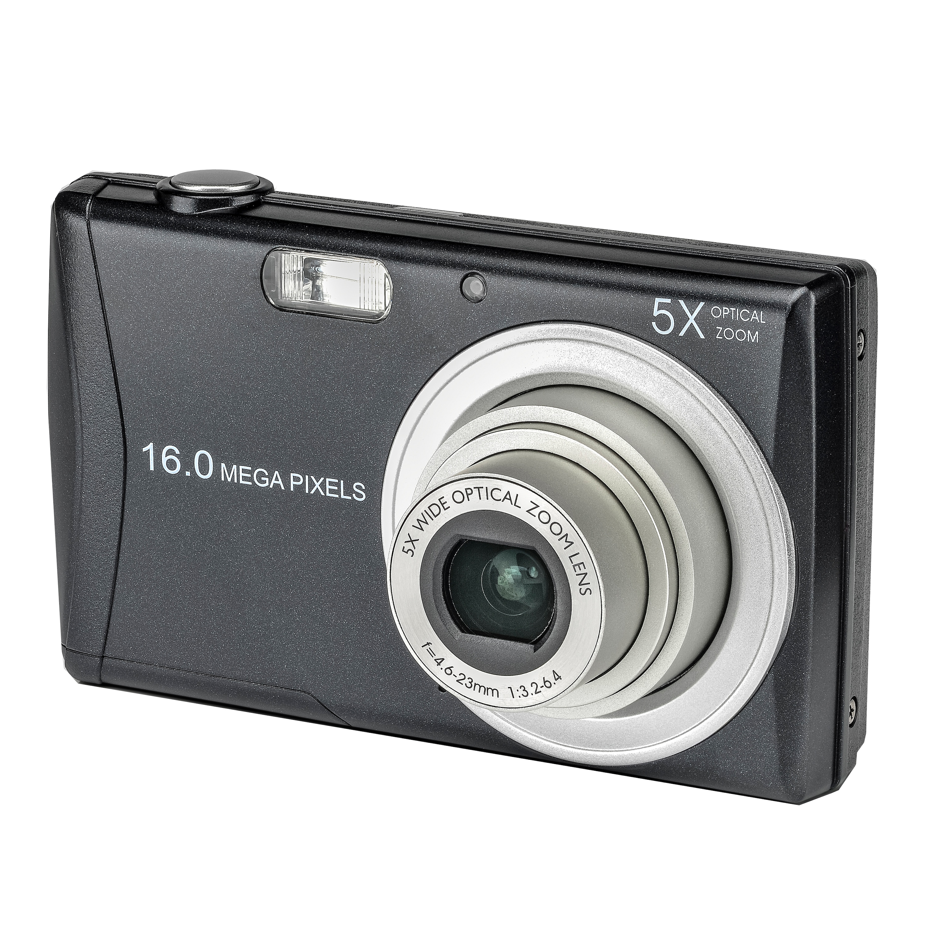 MEDION® LIFE® E44050 Digitalkamera, großes 6,86 cm (2,7'') LC-Display, 16 MP, 5-fach optischer Zoom, 26 mm Weitwinkel, Motivautomatik, Lächelerkennung