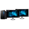 MEDION® ERAZER® Engineer P10 Core Gaming PC + 2x ERAZER® X52471 59,8 cm (23,6'') Curved Widescreen Monitor