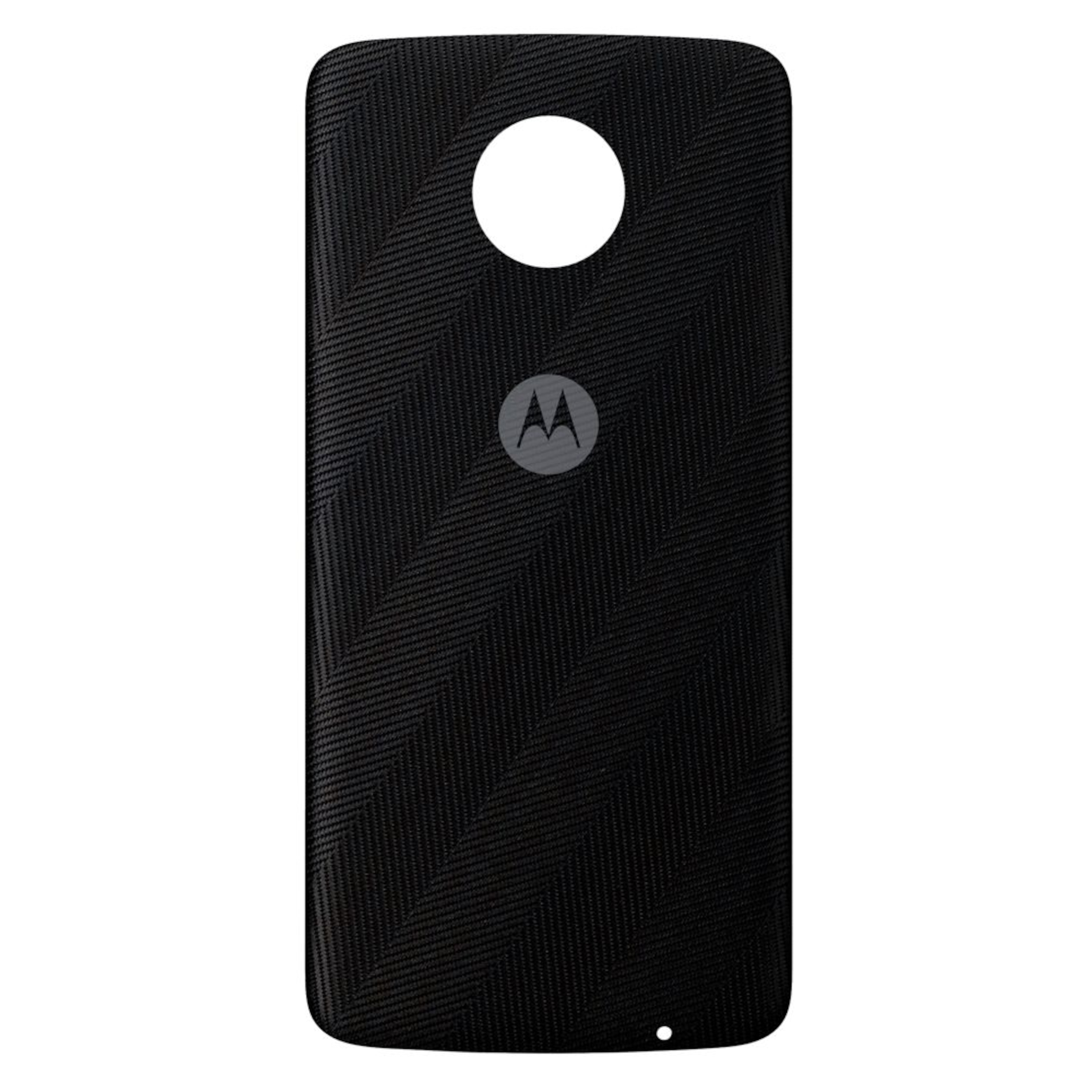 MOTOROLA moto Style Shell Herringbone Nylon Back-Cover, Premium-Materialien, individuell anpasspar, geeignet für alle Smartphones der moto z Familie