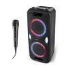 MEDION® Système audio colonne LIFE P67038 avec Bluetooth | bass puissante | connecteur micro | LED ambiance | USB