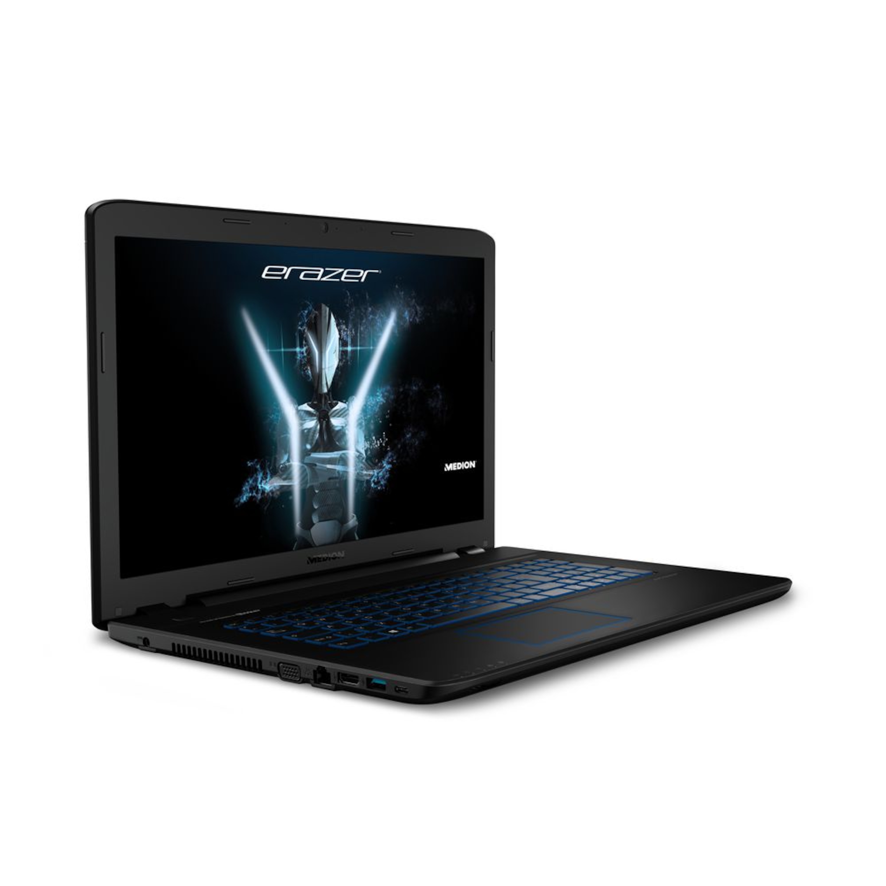 MEDION® ERAZER® P7651, Intel® Core™ i7-8550U, Windows 10 Home, 43,9 cm (17,3’’) FHD Display, GTX 1050, 256 GB SSD, 1 TB HDD, 8 GB RAM, Core Gaming Notebook  (B-Ware)