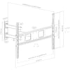 GOOBAY Basic FULLMOTION (L) Wandhalterung, für Fernseher von 94-178 cm (37''-70''), vollbeweglich (schwenkbar und neigbar), max. Traglast 35kg