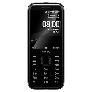 NOKIA 8000 Dual-SIM, onyxschwarz