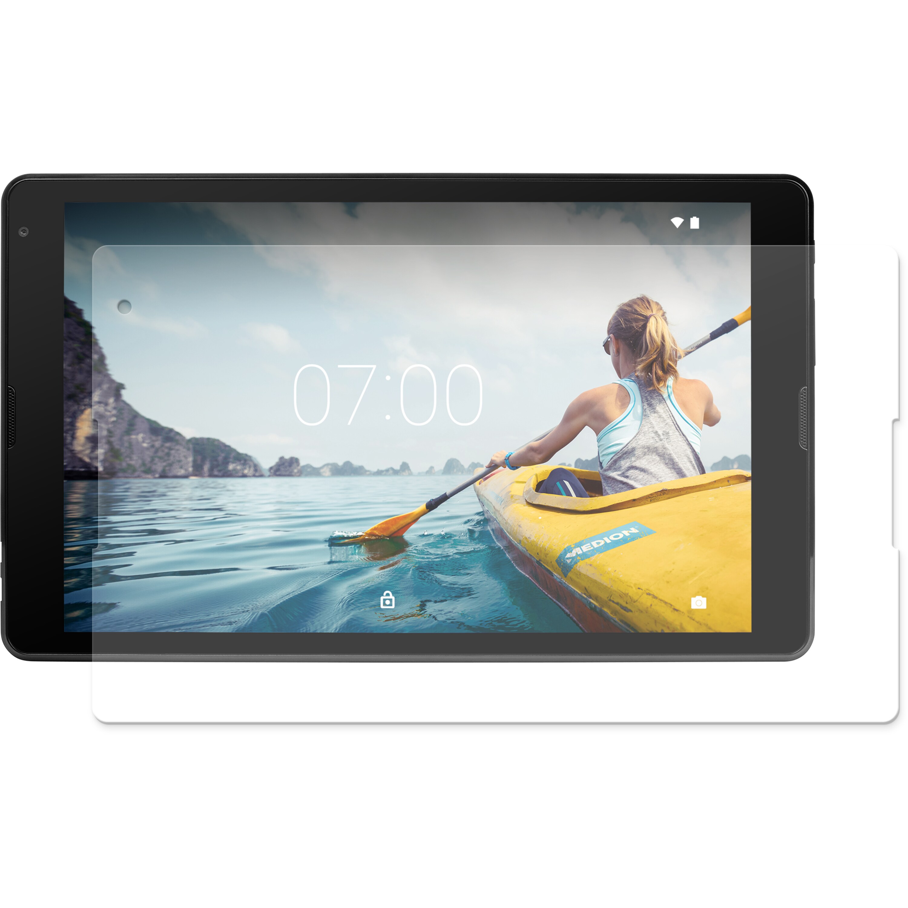 360 ° Tablet Tasche für Medion 7 Zoll Schutzhülle Etui Slim Case Cover
