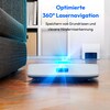 MEDION® Saugroboter mit Absaugstation X23 SW+, Wischfunktion, Lasernavigation, 5.000 Pa Saugkraft, No Go & Go Bereiche, präzise Kartenerstellung, mehrere Etagen, App-Steuerung