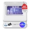 MEDION® LIFE Mini-Geschirrspüler DWT30 (MD370022), 3 Maßgedecke, 3-in-1 Betrieb mit Wassertank, 6 Programme, UV-Licht, Lüfter-Trocknung, LED-Touch-Display