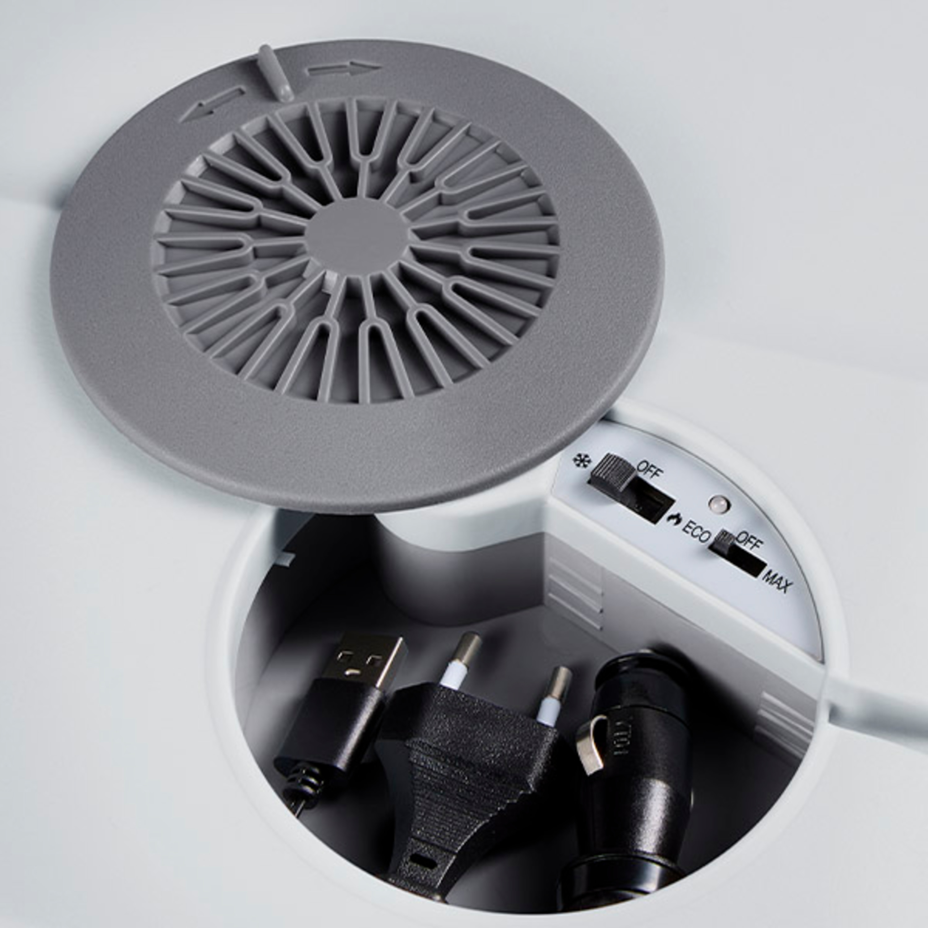 Anschlüsse – Vielseitige Energieversorgung, mobil per USB