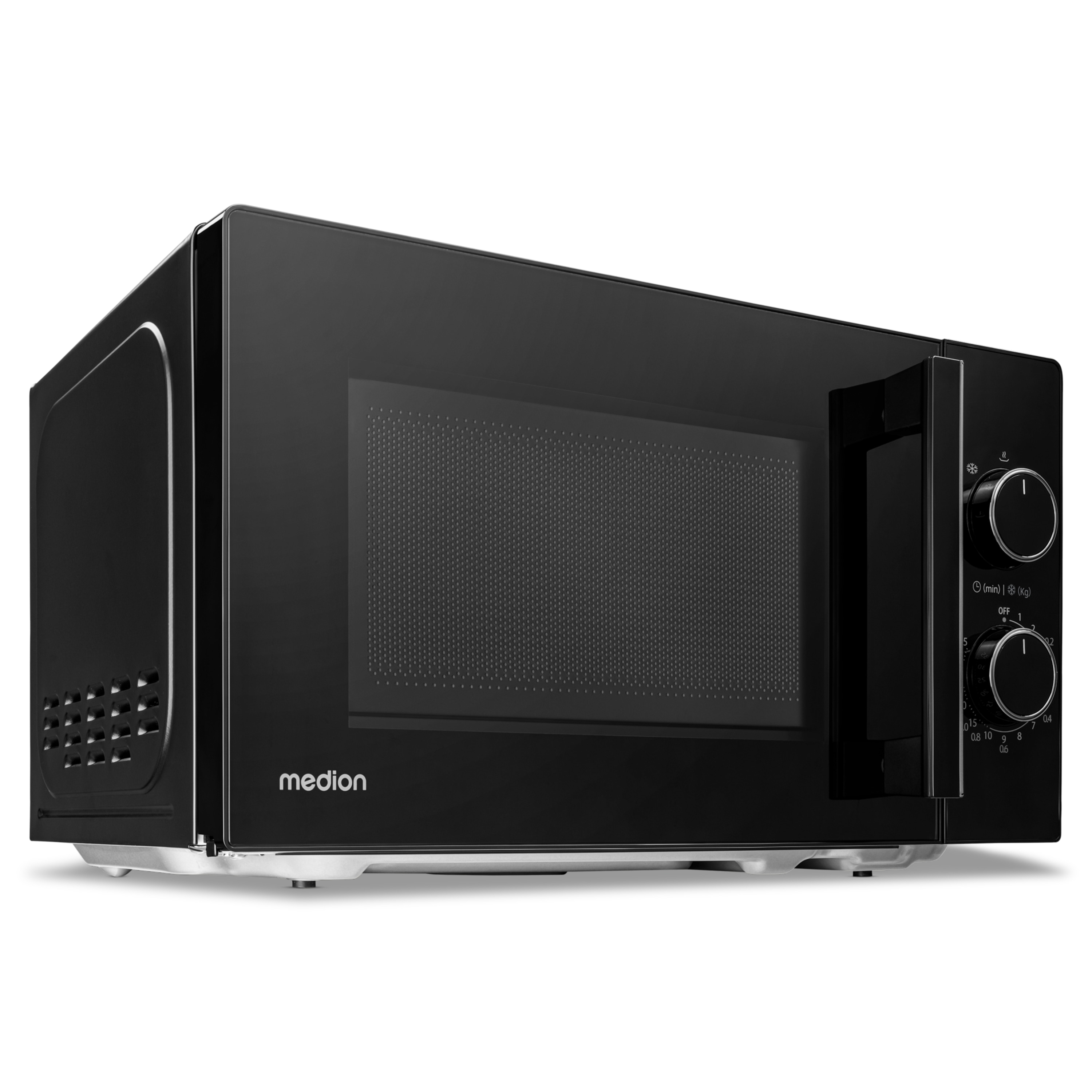 MEDION® LIFE® Mikrowelle MD12011, 800 Watt, 20 L Kapazität, 5 Leistungsstufen, Auftaufunktion