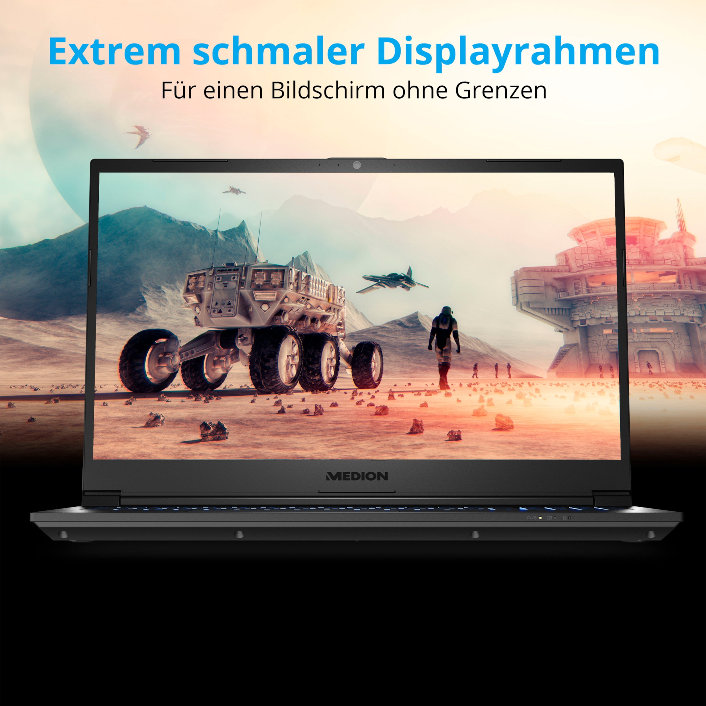 MEDION® ERAZER® Crawler E30, Intel® Core™ i512500H, Windows 11 Home, 39,6 cm (15,6