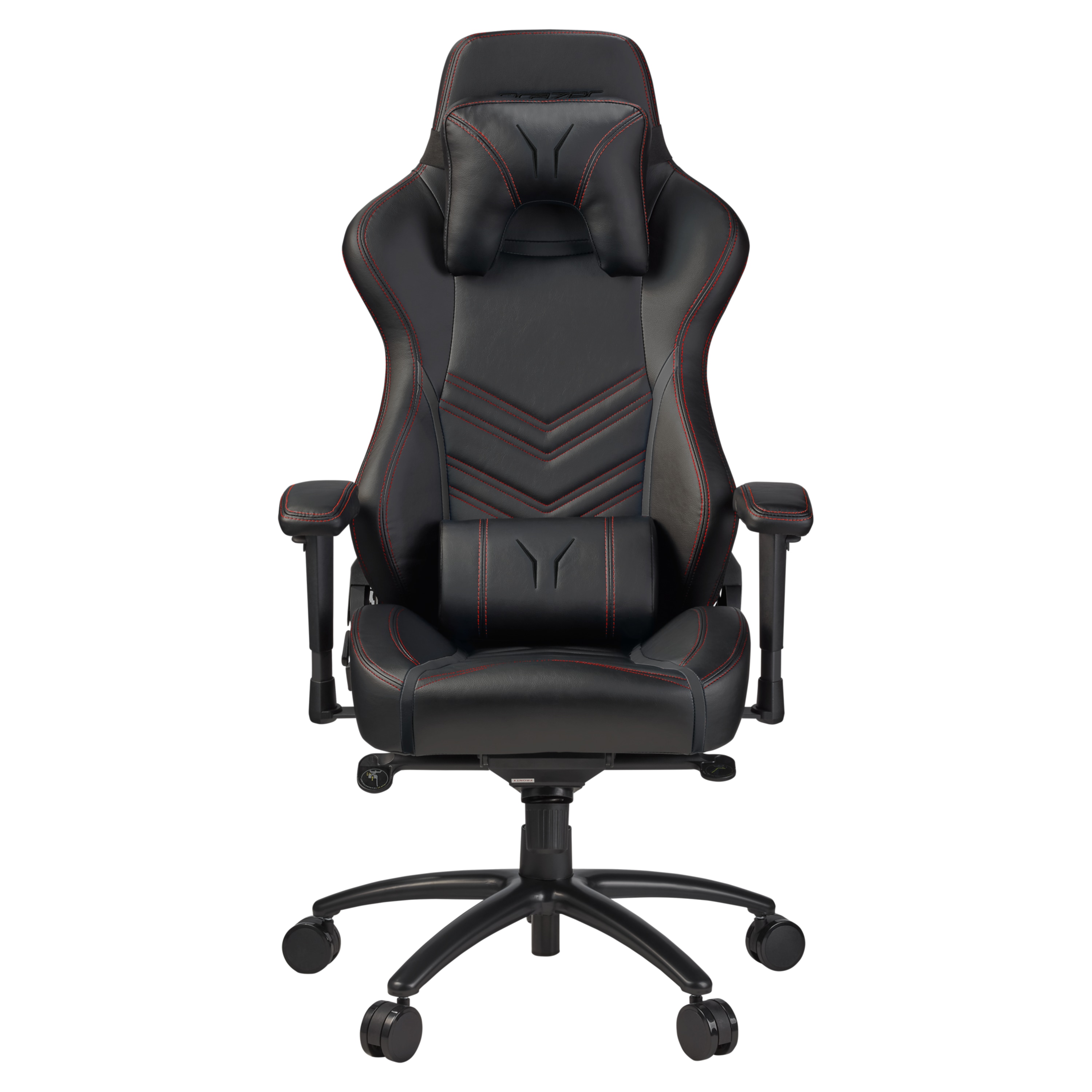 ERAZER® X89410 gaming stoel | stijlvol en comfortabel | sportieve look en hoogwaardige materialen | met 2 kussens voor de rug en het hoofd gebied